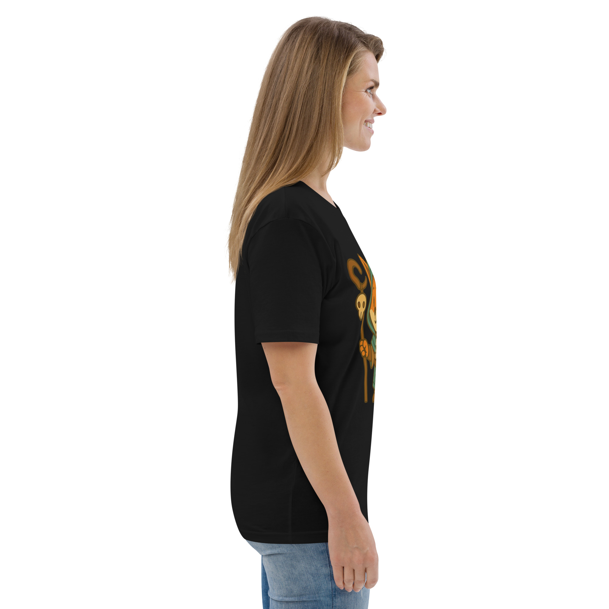 Fox Shaman - DTF-Unisex-Bio-Baumwoll-T-Shirt – Bild 8