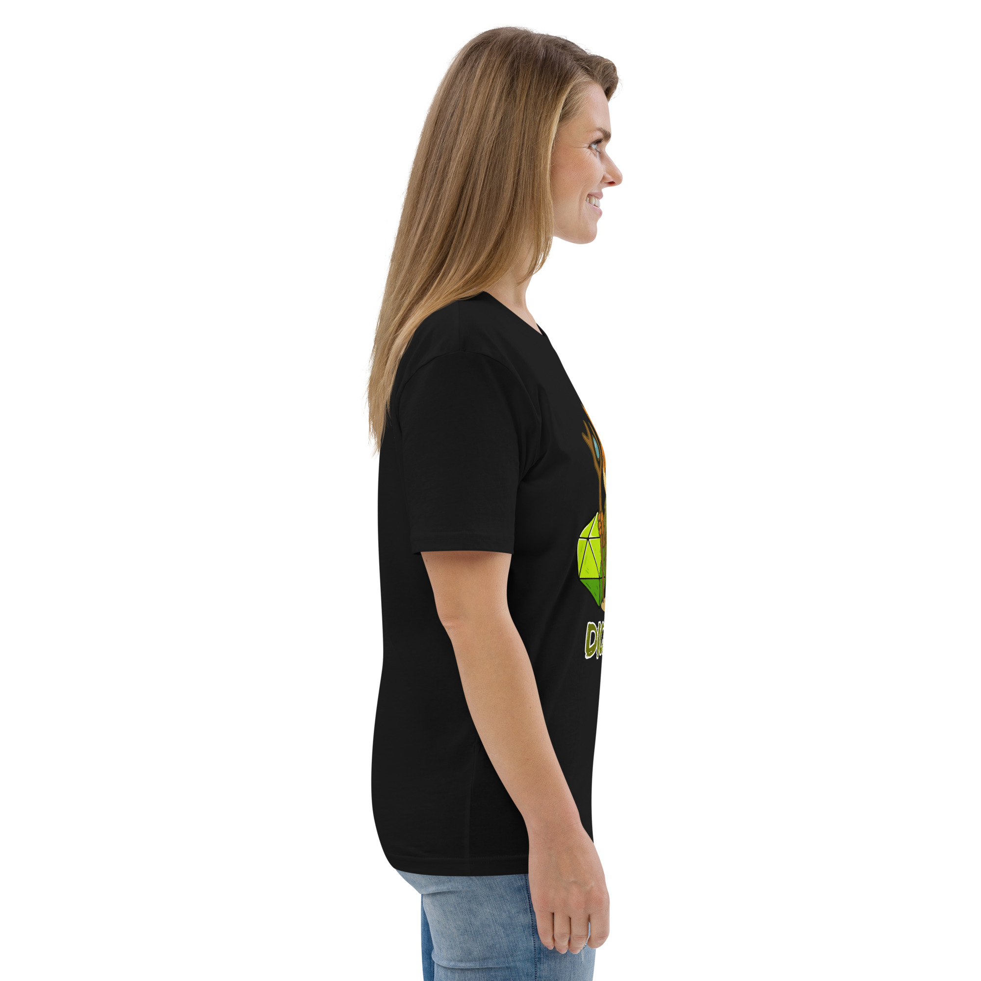 Dice Druid - DTF-Unisex-Bio-Baumwoll-T-Shirt – Bild 8