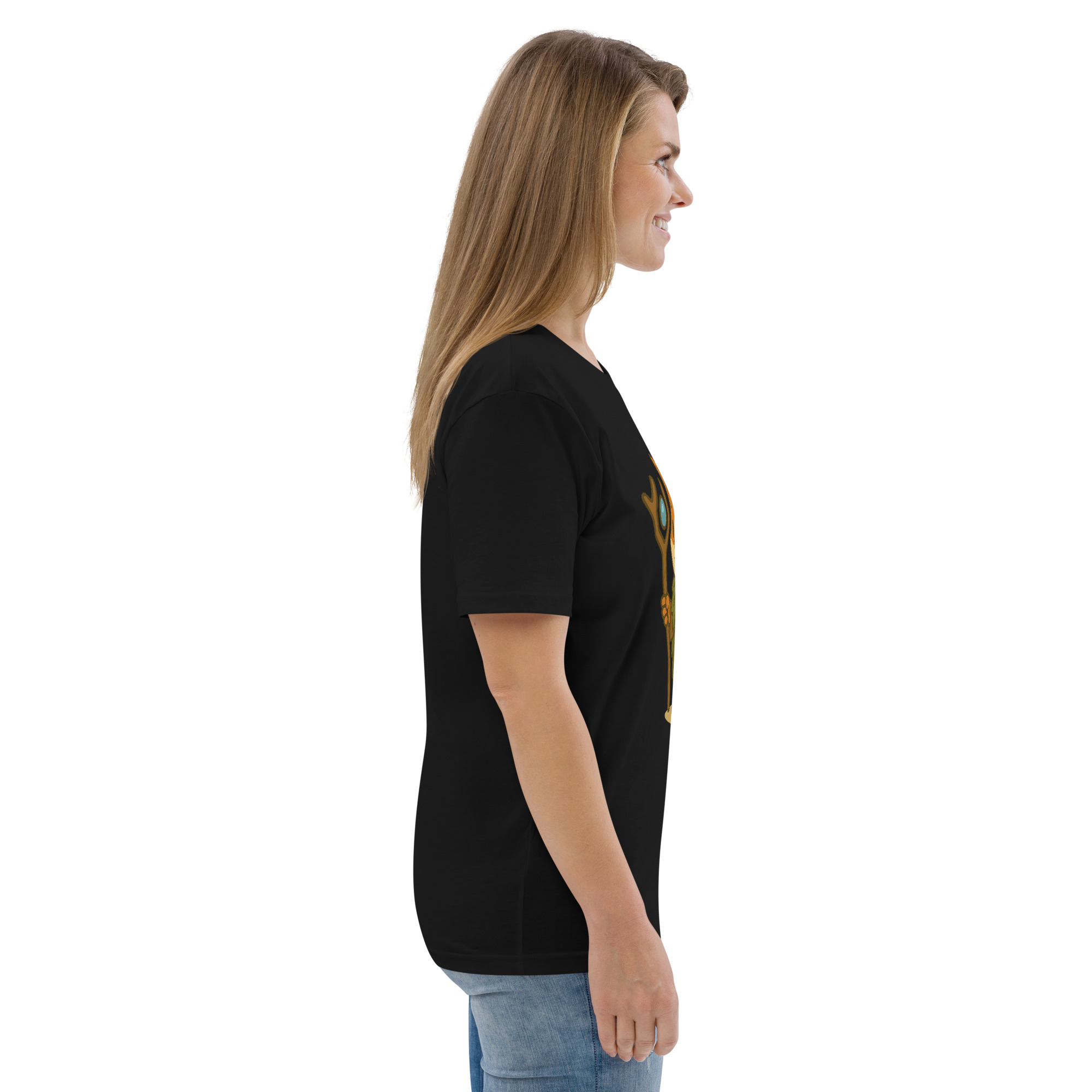 Fox Druid - DTF-Unisex-Bio-Baumwoll-T-Shirt – Bild 7