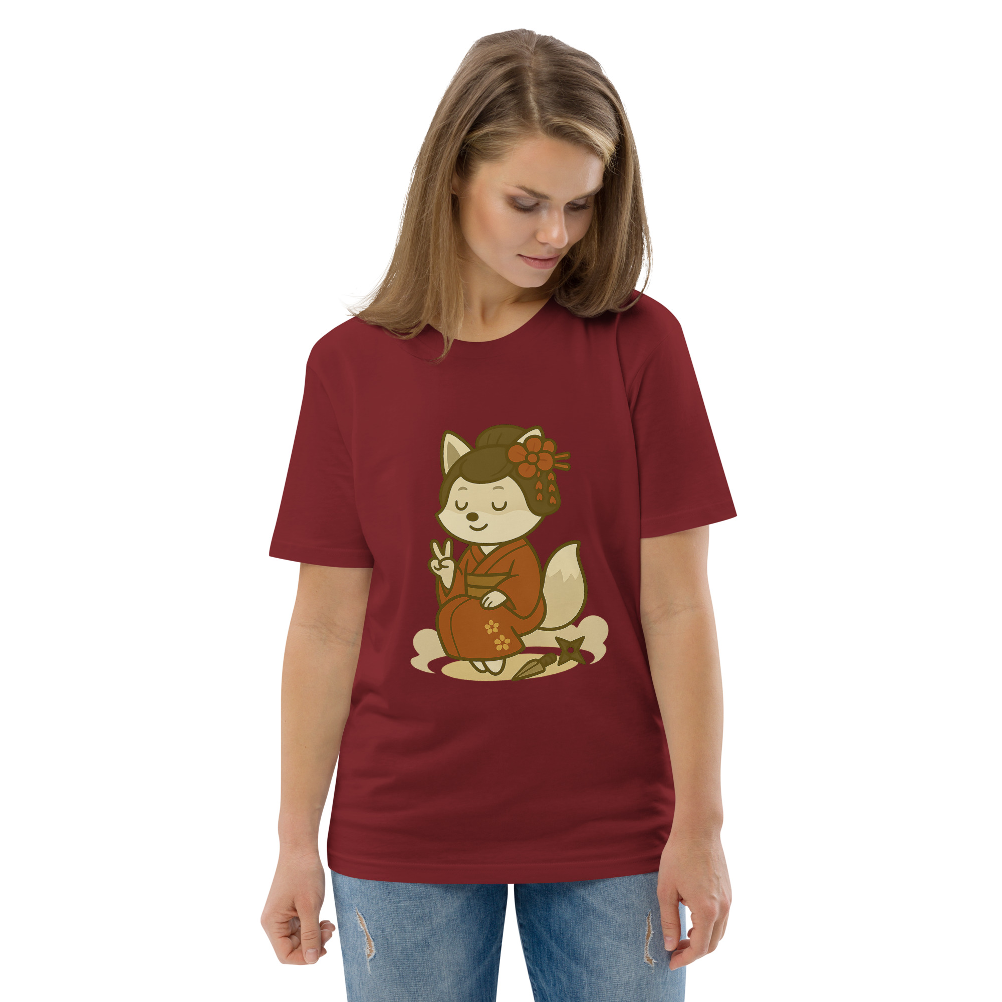 Fox Kunoishi - DTF-Unisex-Bio-Baumwoll-T-Shirt – Bild 27