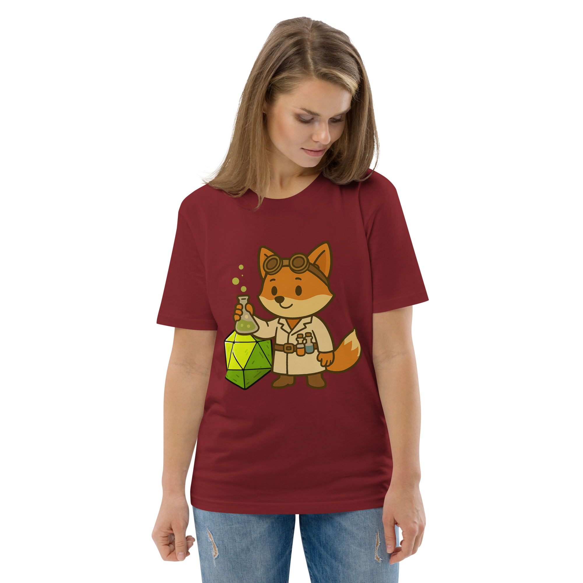 Dicefox Alchemist - DTF-Unisex-Bio-Baumwoll-T-Shirt – Bild 27
