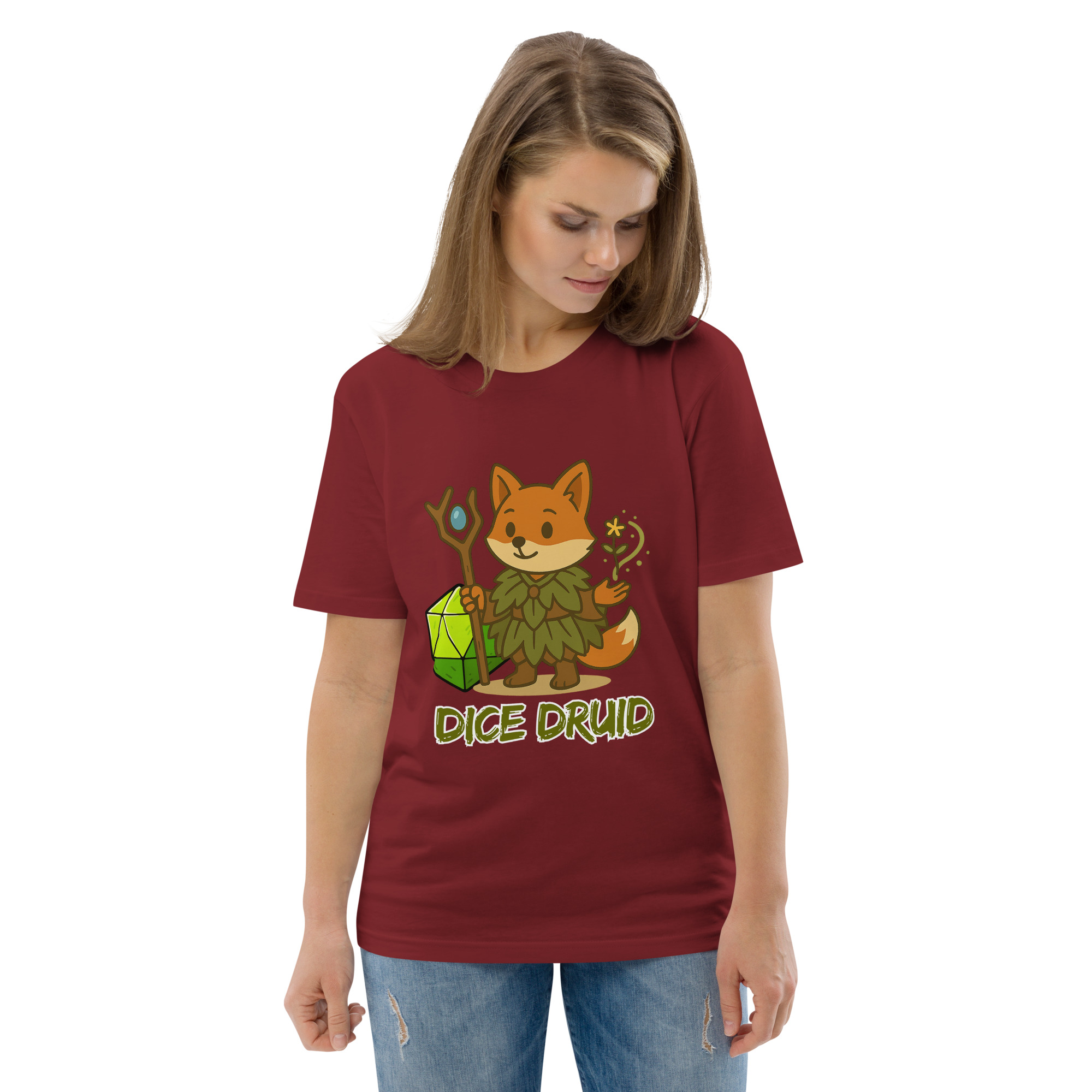 Dice Druid - DTF-Unisex-Bio-Baumwoll-T-Shirt – Bild 27