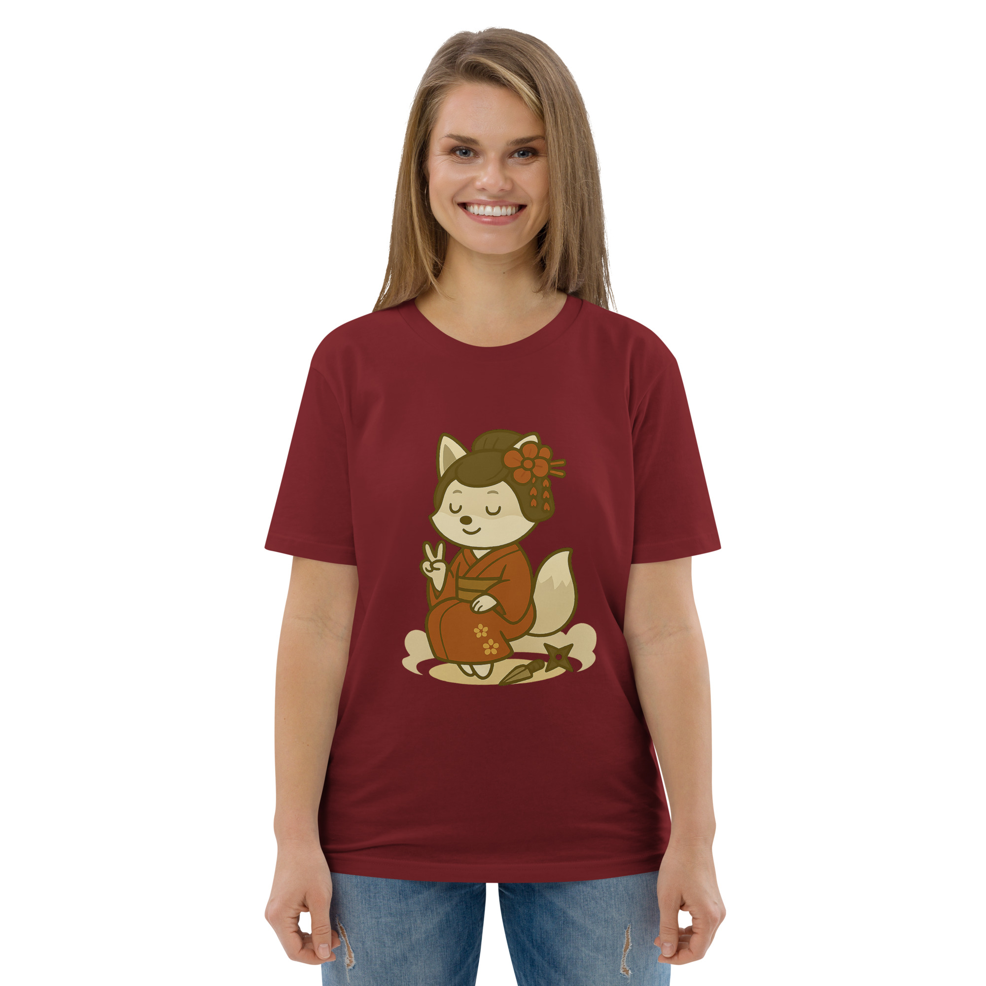 Fox Kunoishi - DTF-Unisex-Bio-Baumwoll-T-Shirt – Bild 26