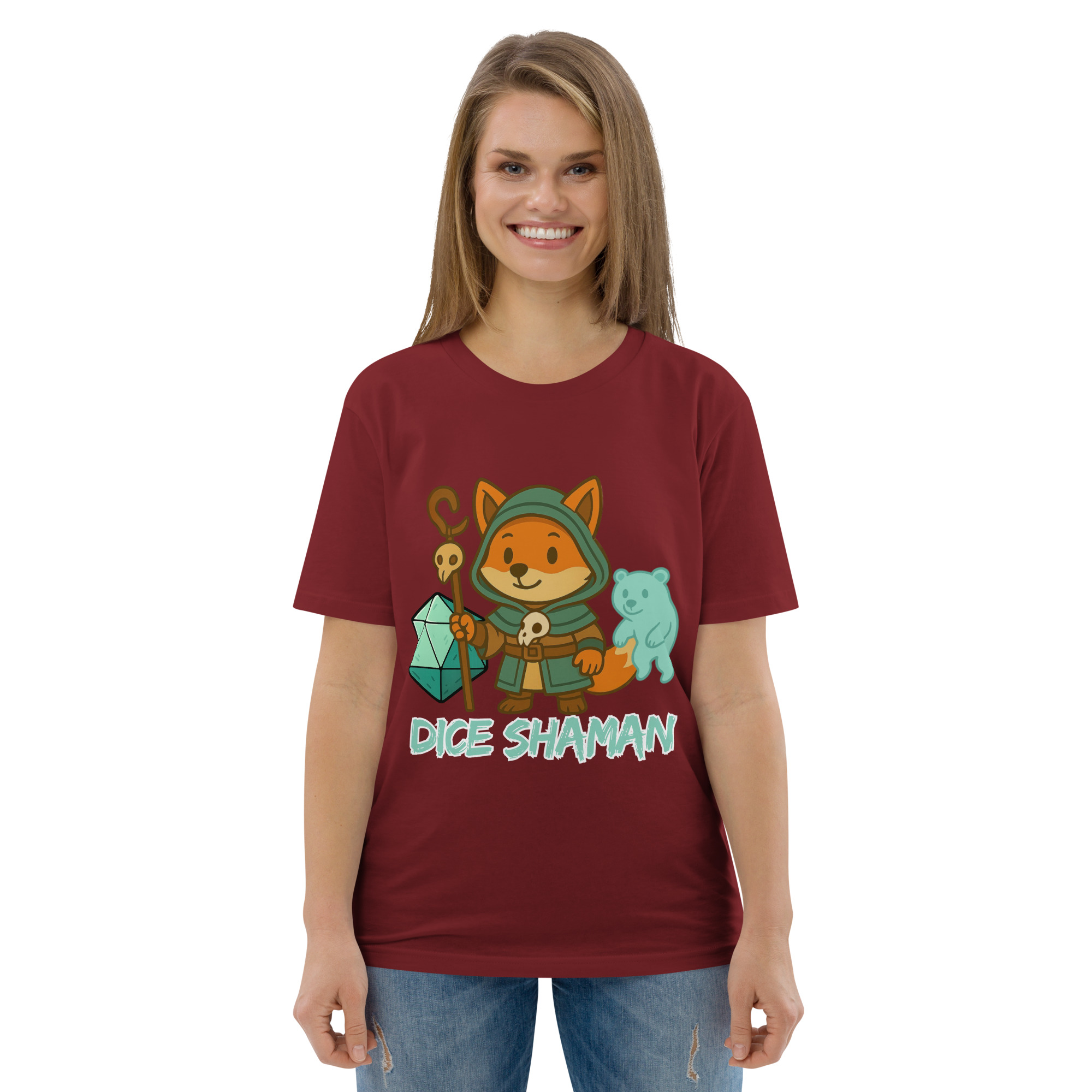 Dice Shaman - DTF-Unisex-Bio-Baumwoll-T-Shirt – Bild 26