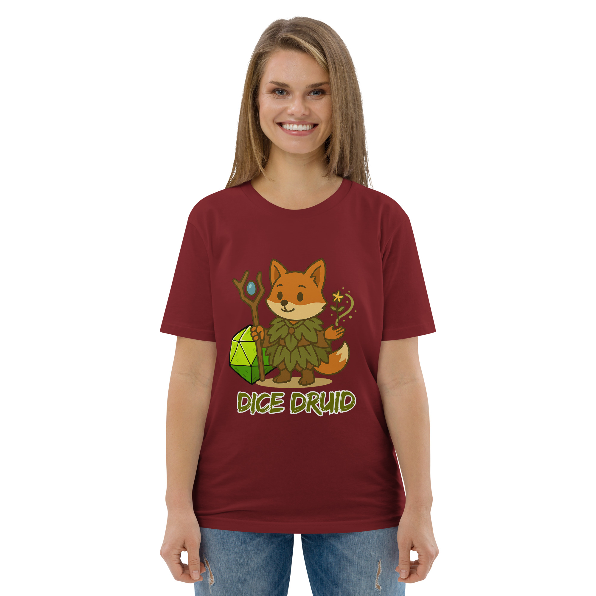 Dice Druid - DTF-Unisex-Bio-Baumwoll-T-Shirt – Bild 26