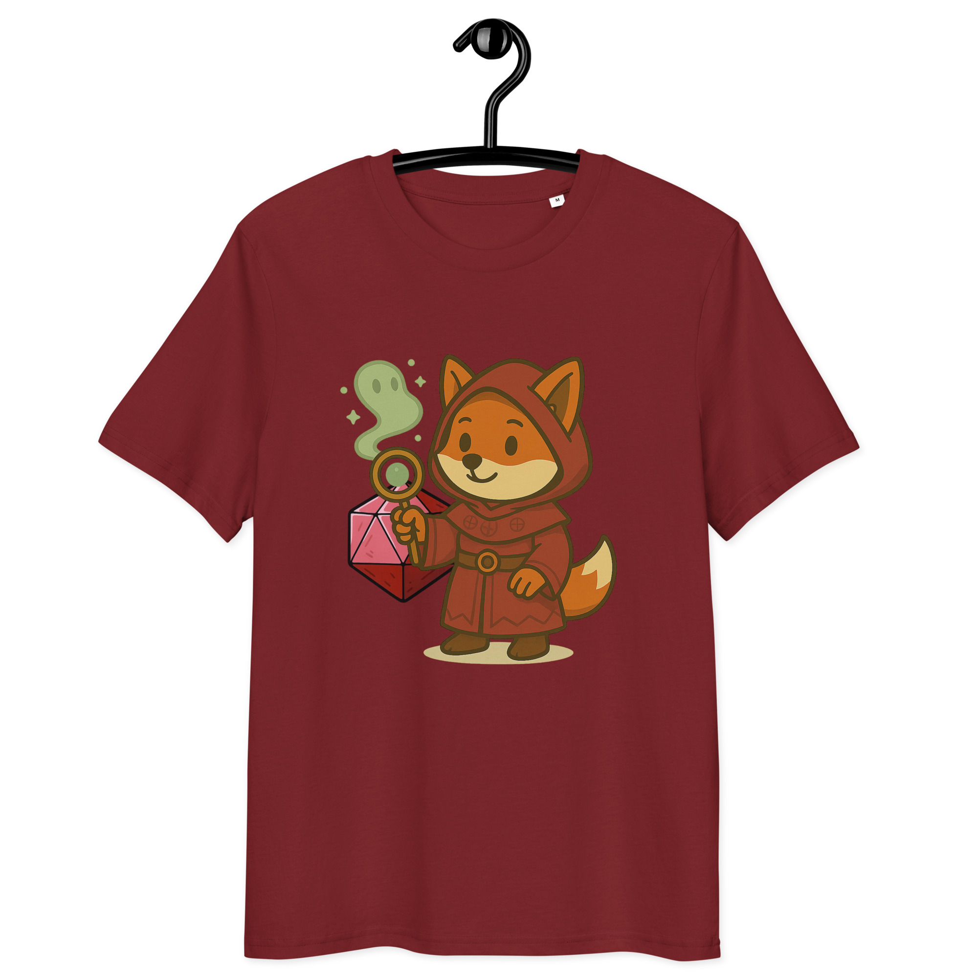 Dicefox Sorcerer - DTF-Unisex-Bio-Baumwoll-T-Shirt – Bild 7