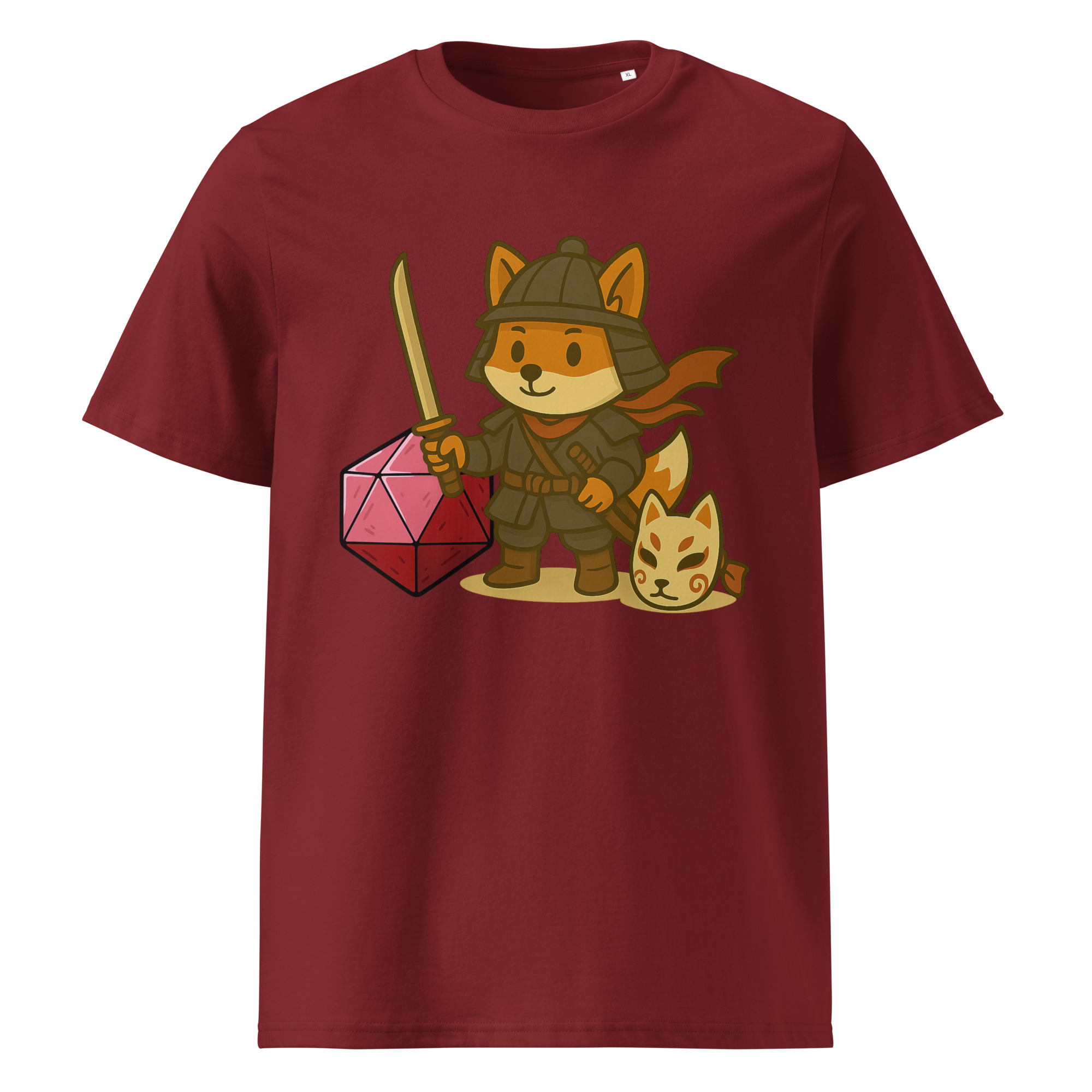 Dicefox Samurai - DTF-Crop-Hoodie – Bild 13