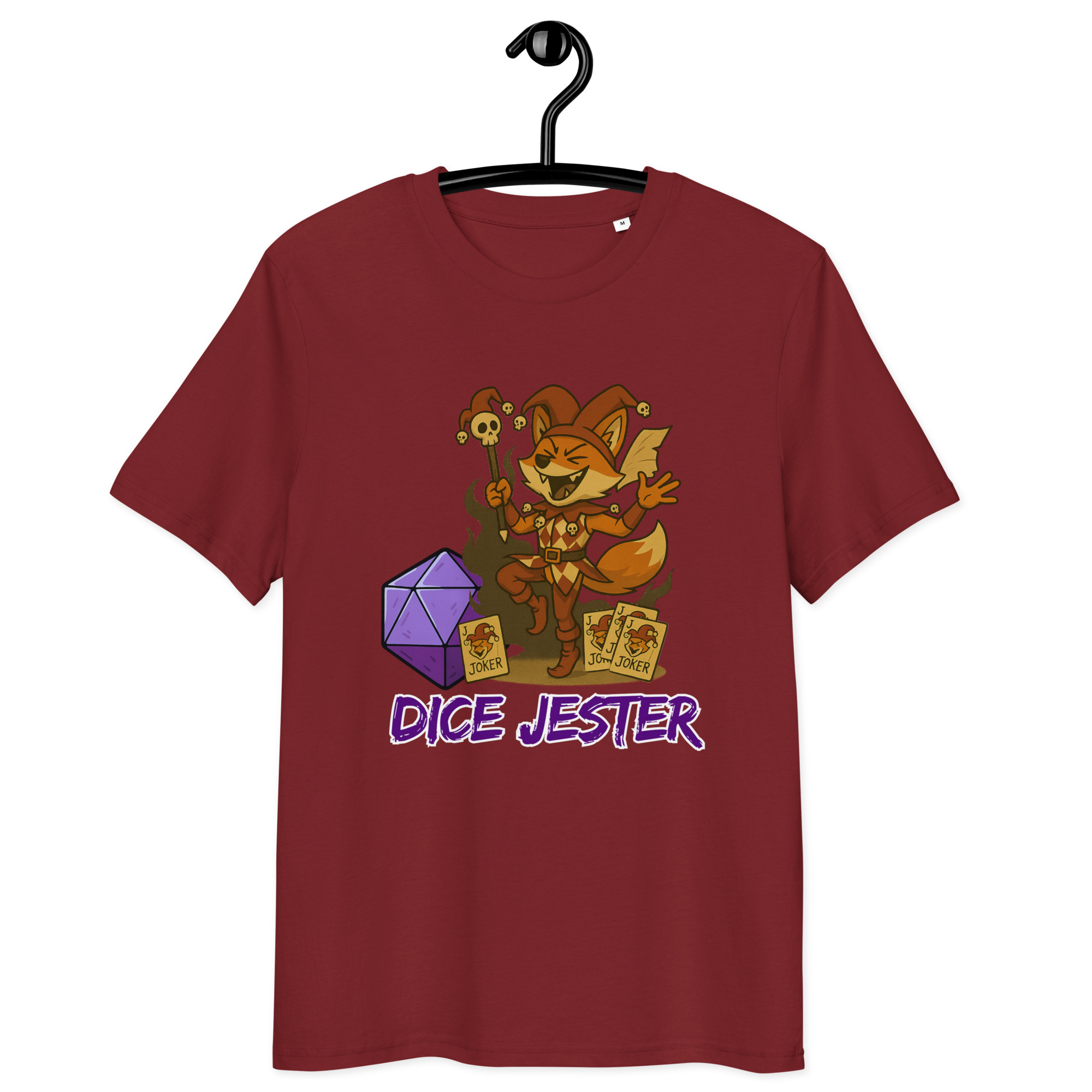 Dice Jester - DTF-Unisex-Bio-Baumwoll-T-Shirt – Bild 8