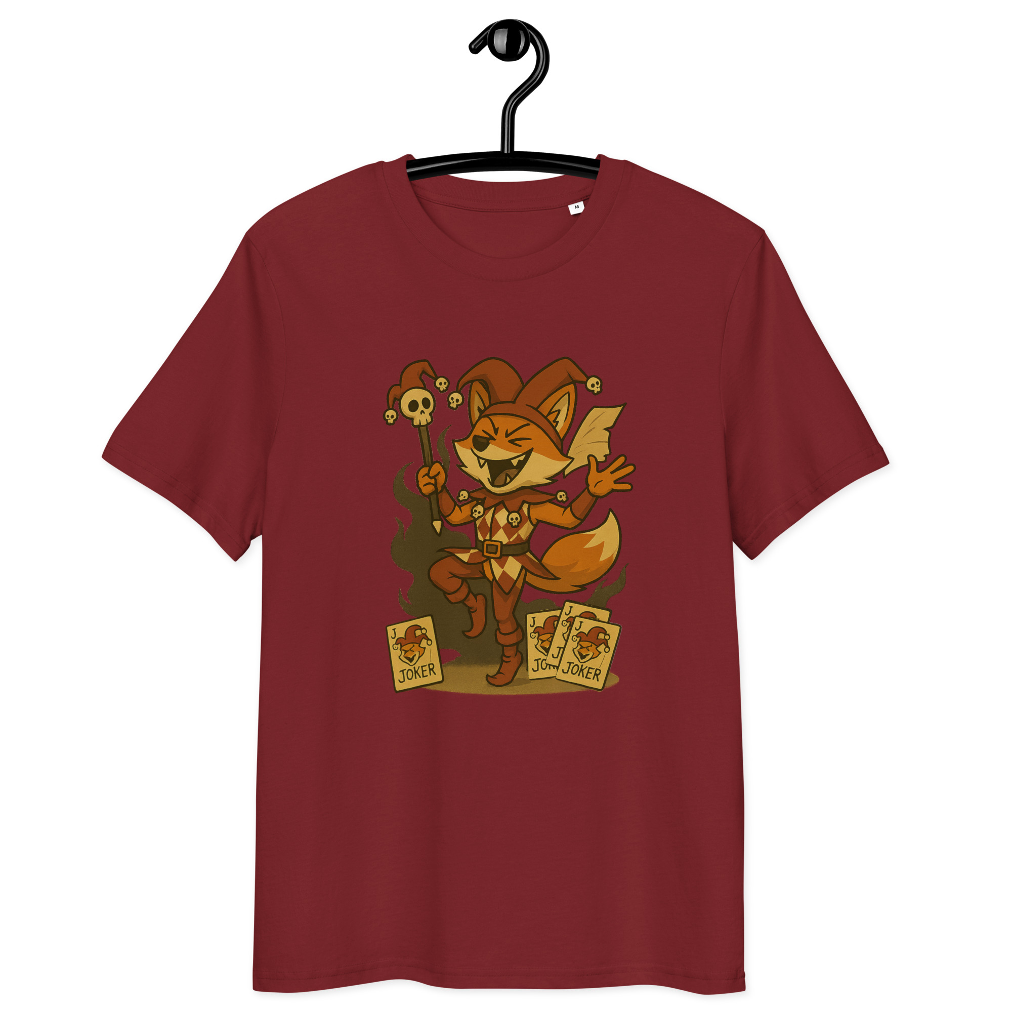 Fox Jester - DTF-Unisex-Bio-Baumwoll-T-Shirt – Bild 8