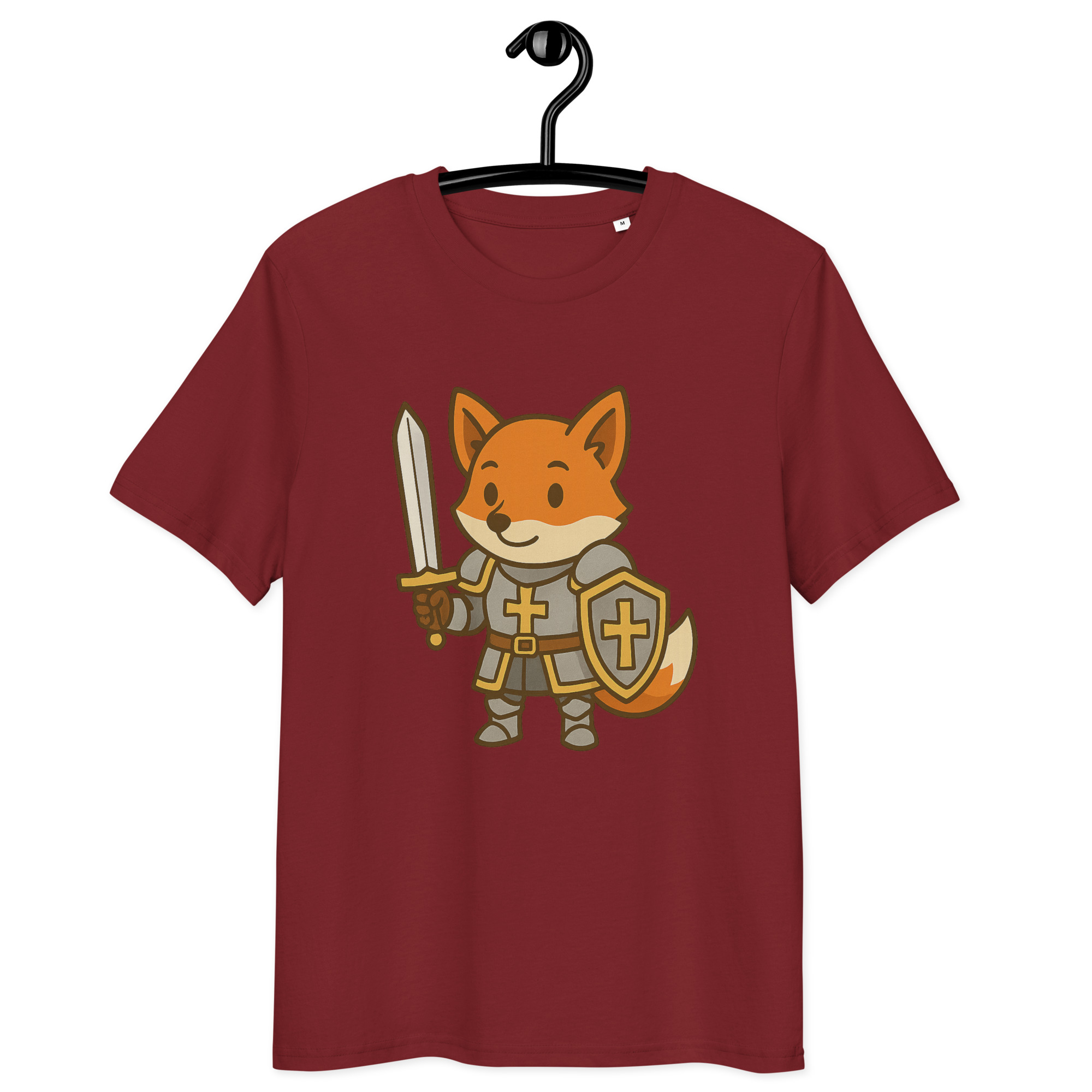 Fox Paladin - DTF-Unisex-Bio-Baumwoll-T-Shirt – Bild 8