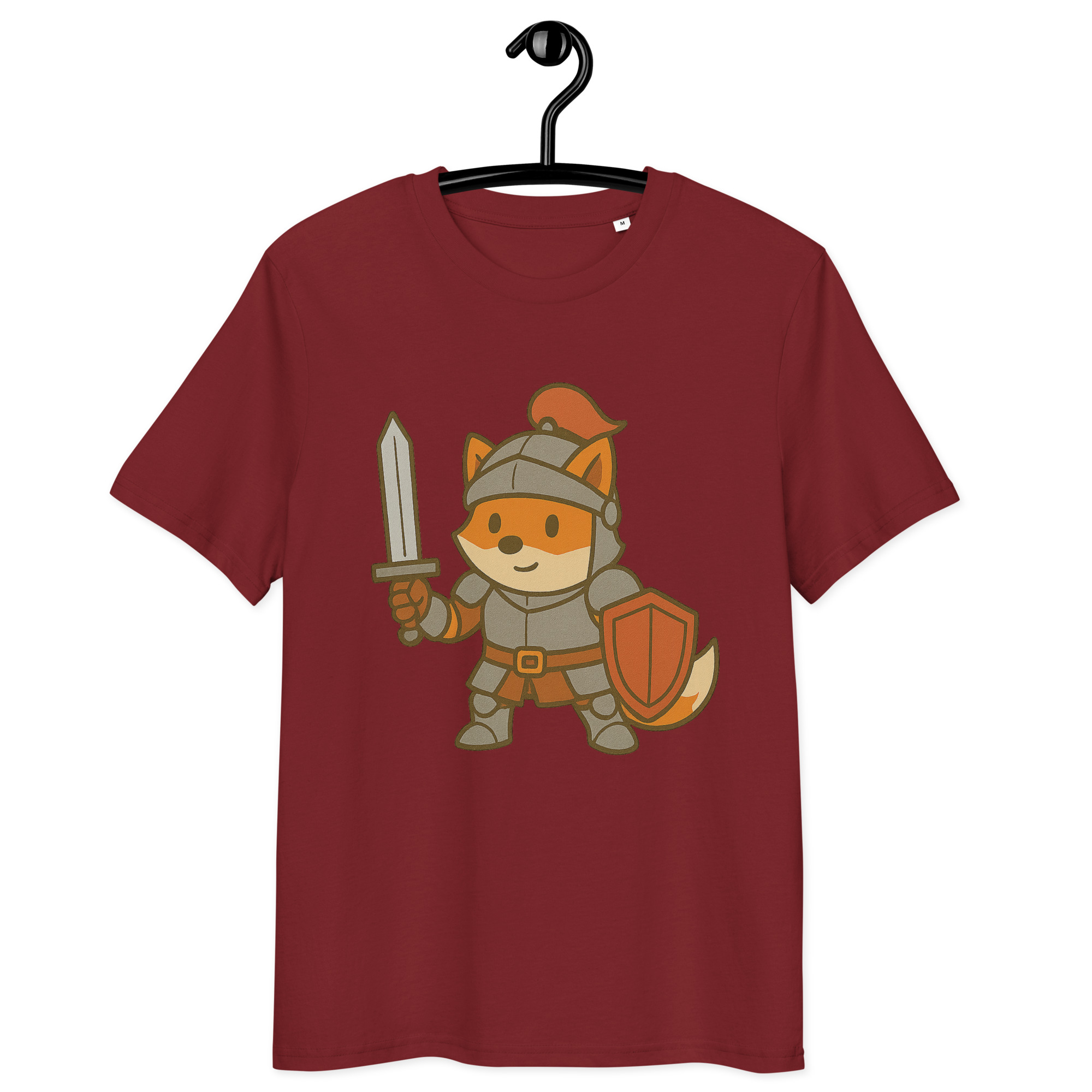 Fox Knight - DTF-Unisex-Bio-Baumwoll-T-Shirt – Bild 8