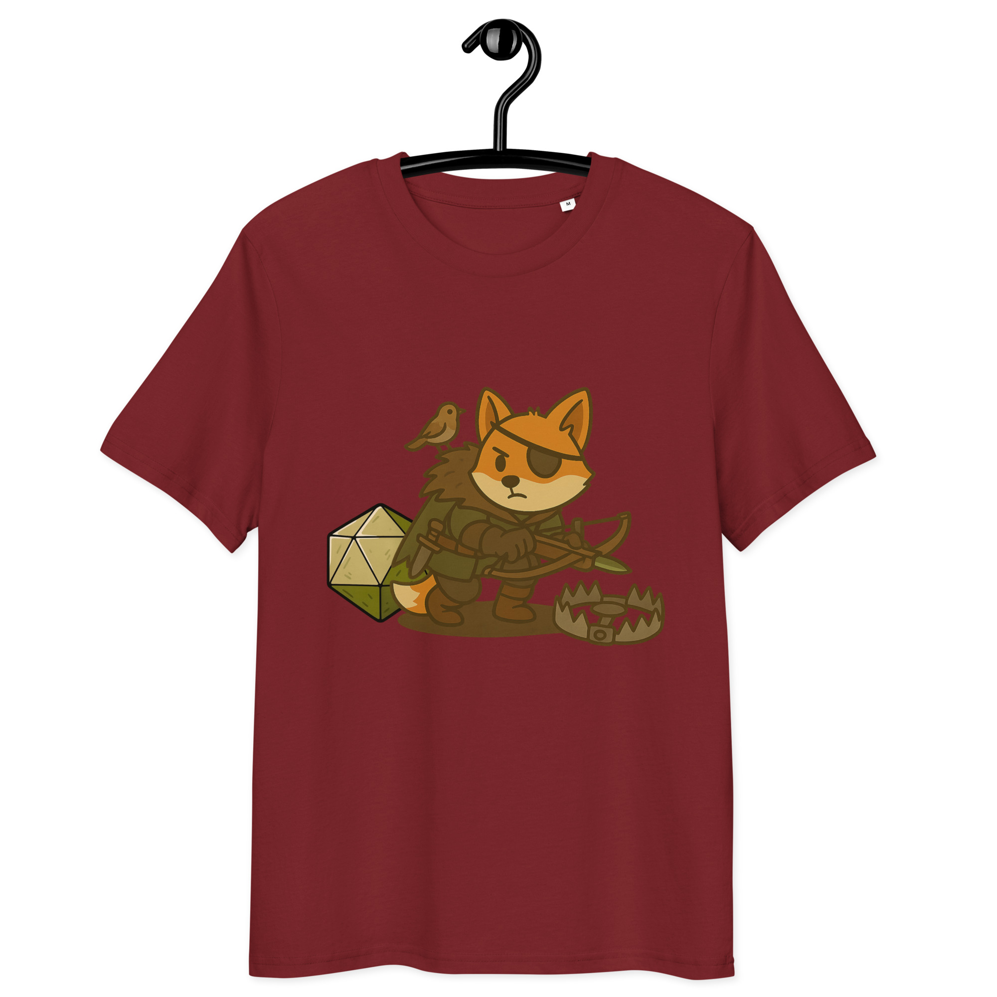 Dicefox Hunter - DTF-Unisex-Bio-Baumwoll-T-Shirt – Bild 8