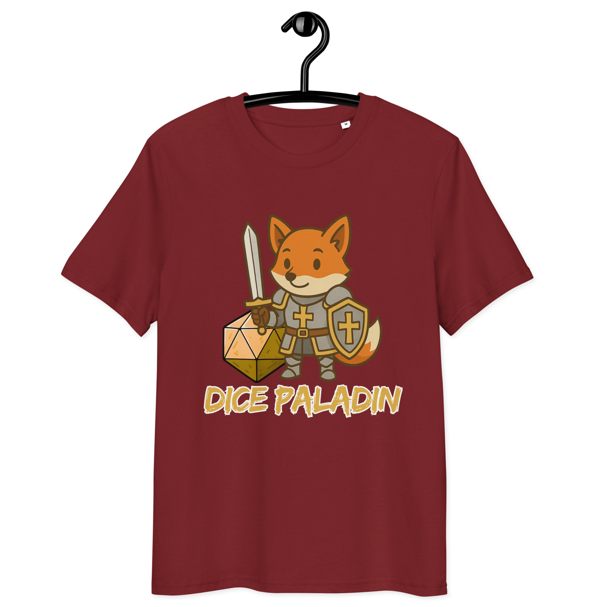 Dice Paladin - DTF-Unisex-Bio-Baumwoll-T-Shirt – Bild 8