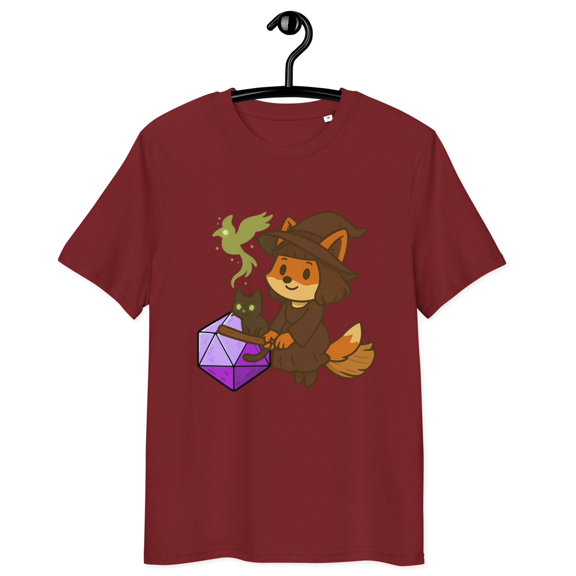 Dicefox Witch - DTF-Unisex-Bio-Baumwoll-T-Shirt – Bild 8
