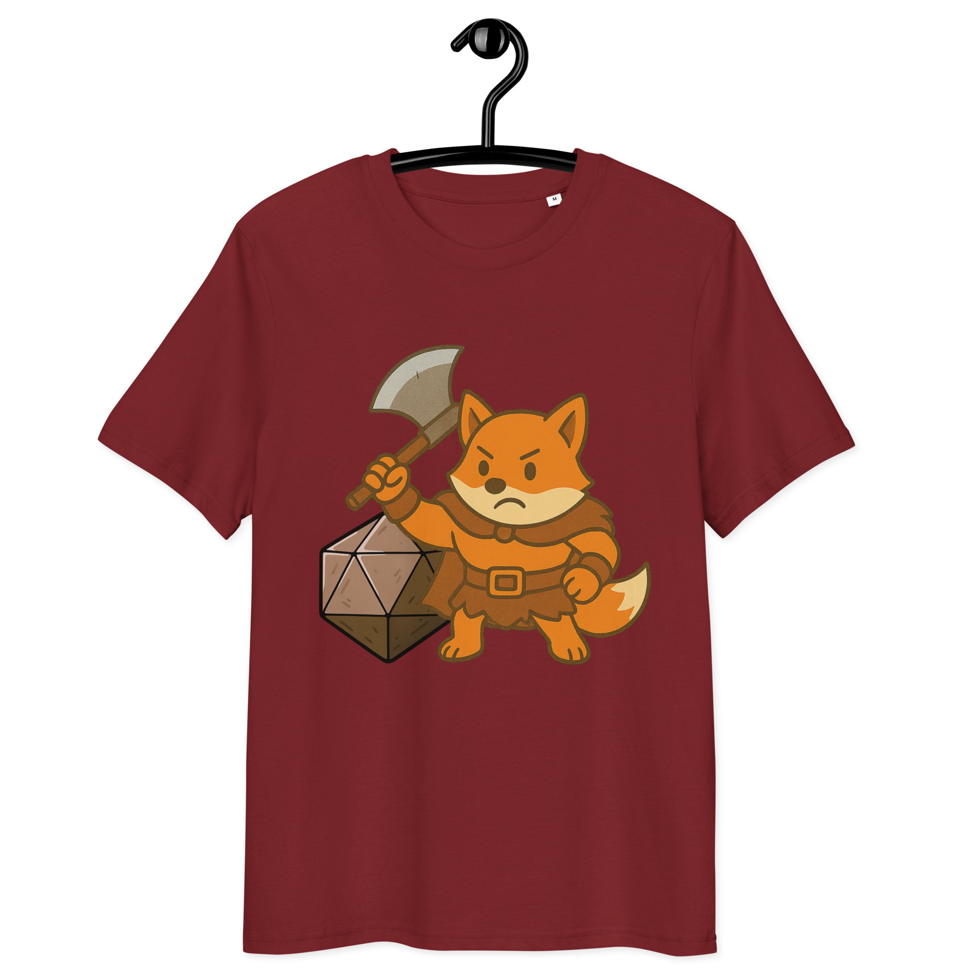 Dicefox Barbarian - DTF-Unisex-Bio-Baumwoll-T-Shirt – Bild 8