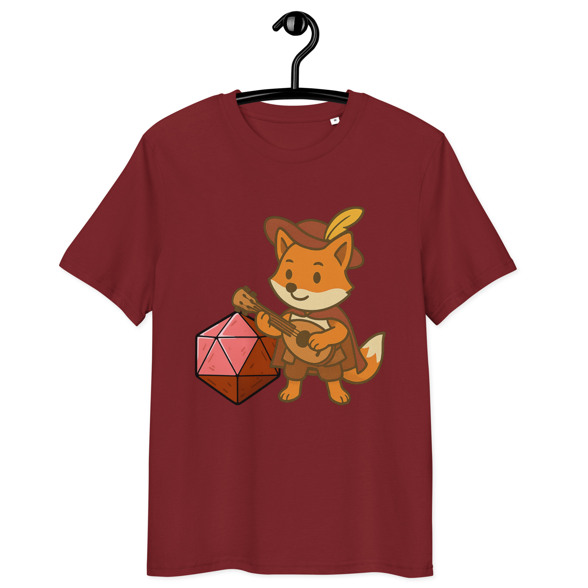 Dicefox Bard - DTF-Unisex-Bio-Baumwoll-T-Shirt – Bild 8