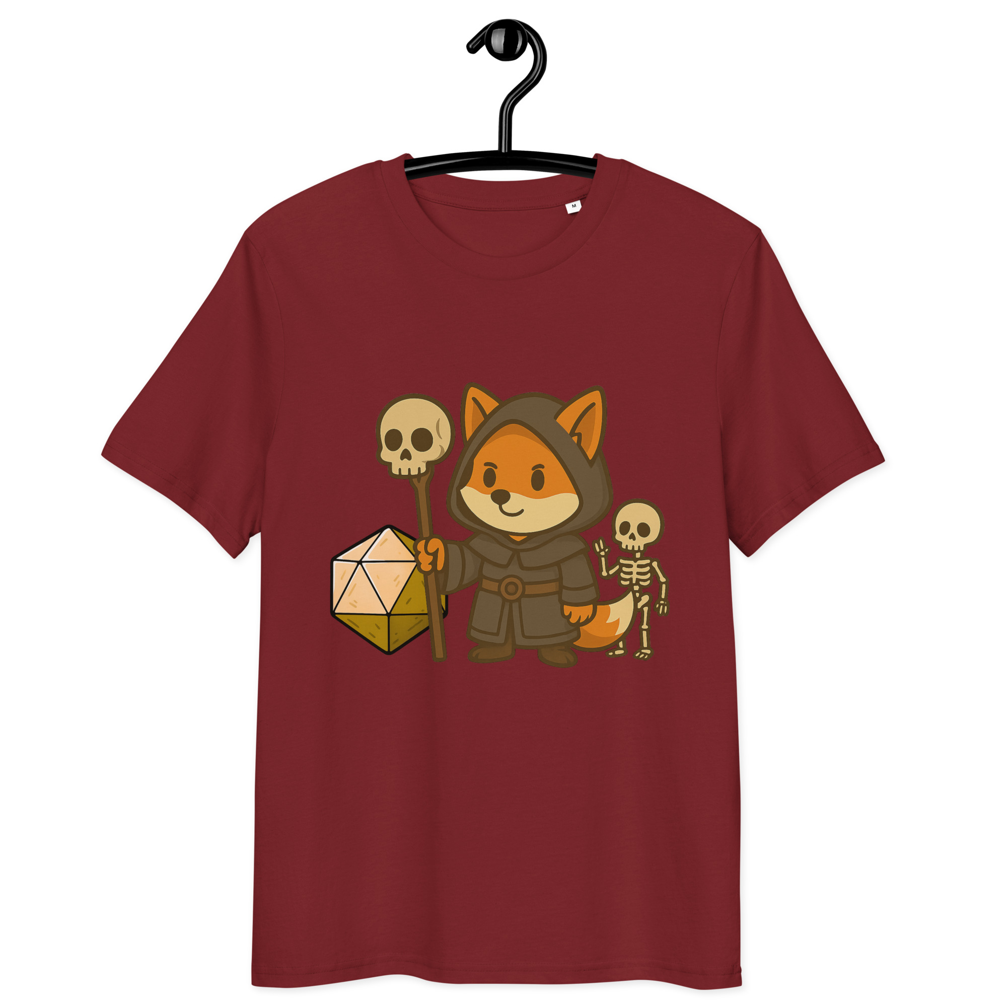 Dicefox Necromancer - DTF-Unisex-Bio-Baumwoll-T-Shirt – Bild 7