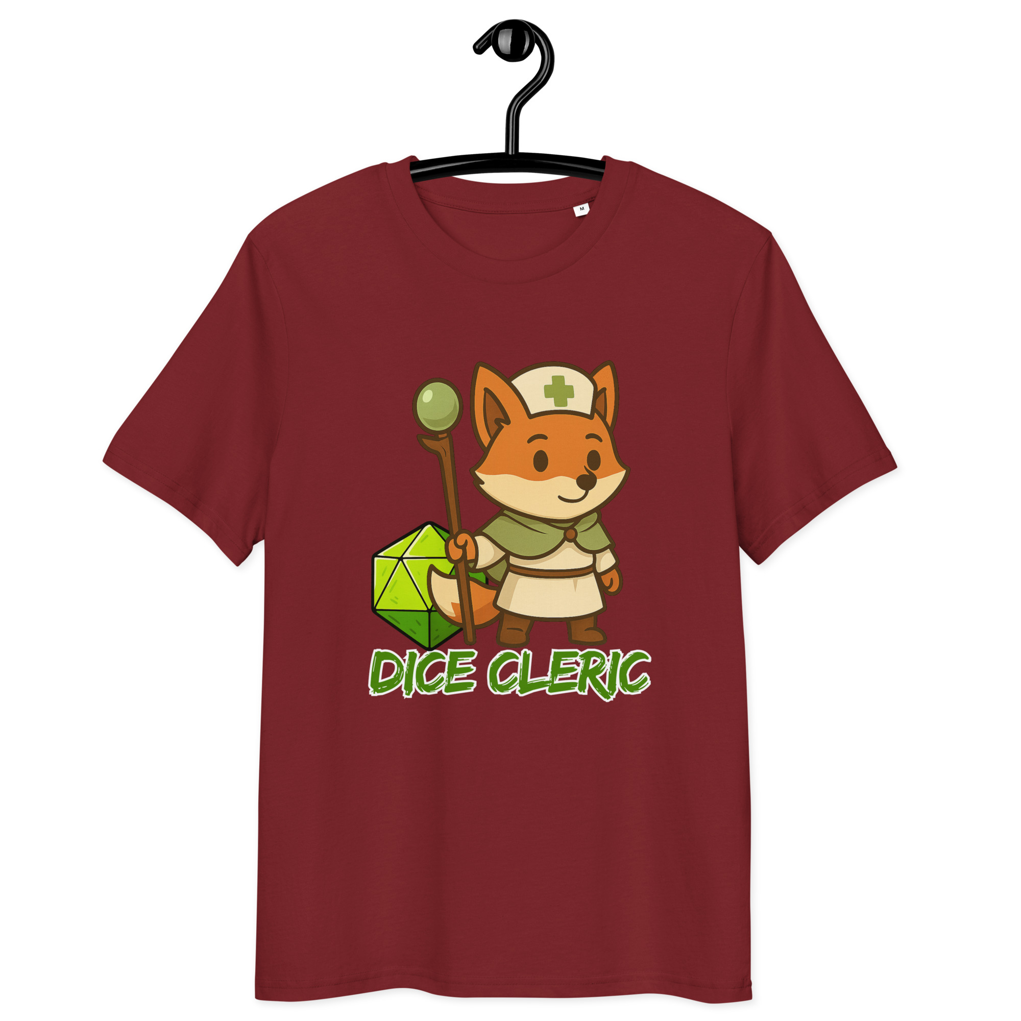 Dice Cleric - DTF-Unisex-Bio-Baumwoll-T-Shirt – Bild 8