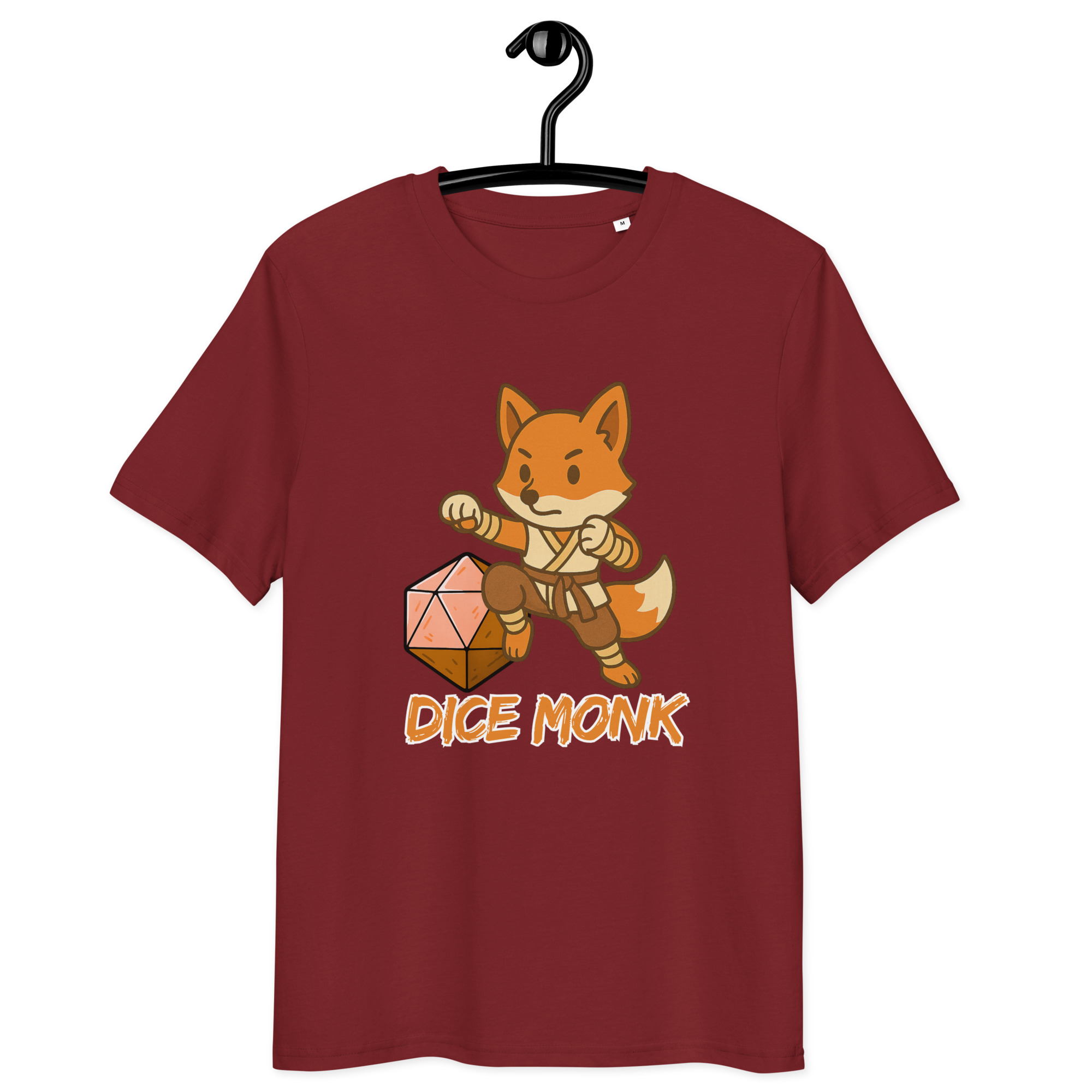 Dice Monk - DTF-Unisex-Bio-Baumwoll-T-Shirt – Bild 7