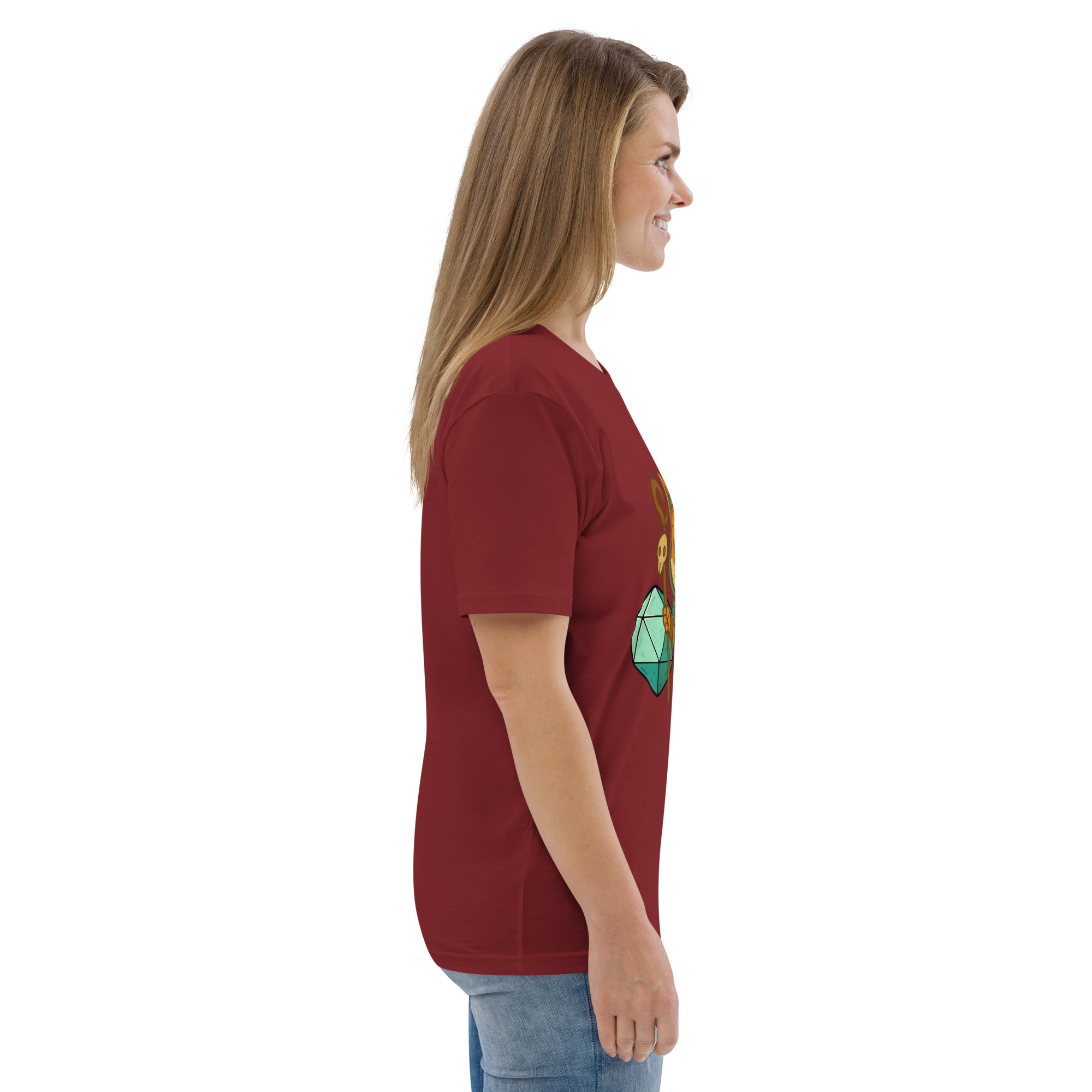 Dicefox Shaman - DTF-Unisex-Bio-Baumwoll-T-Shirt – Bild 32