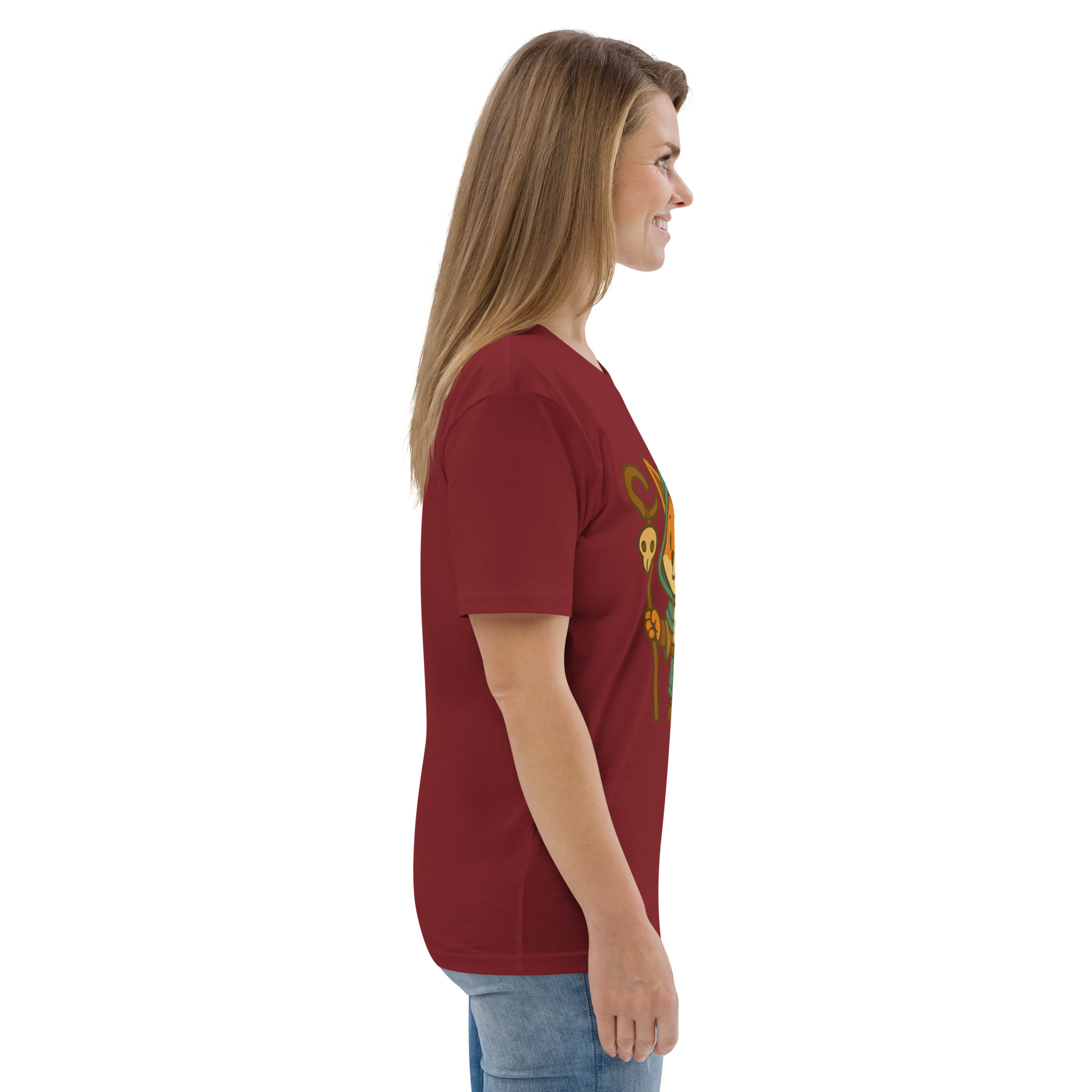 Fox Shaman - DTF-Unisex-Bio-Baumwoll-T-Shirt – Bild 32