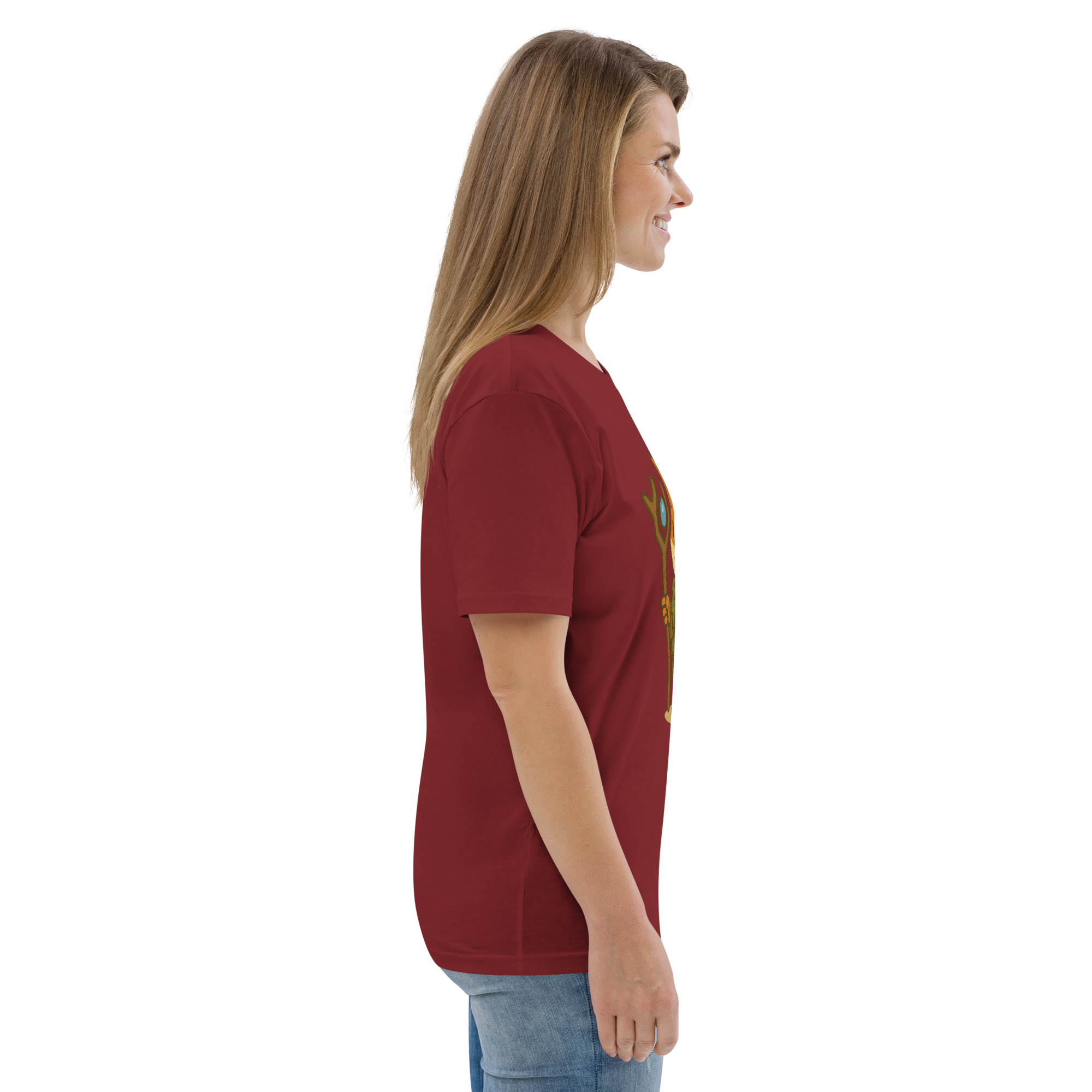 Fox Druid - DTF-Unisex-Bio-Baumwoll-T-Shirt – Bild 31