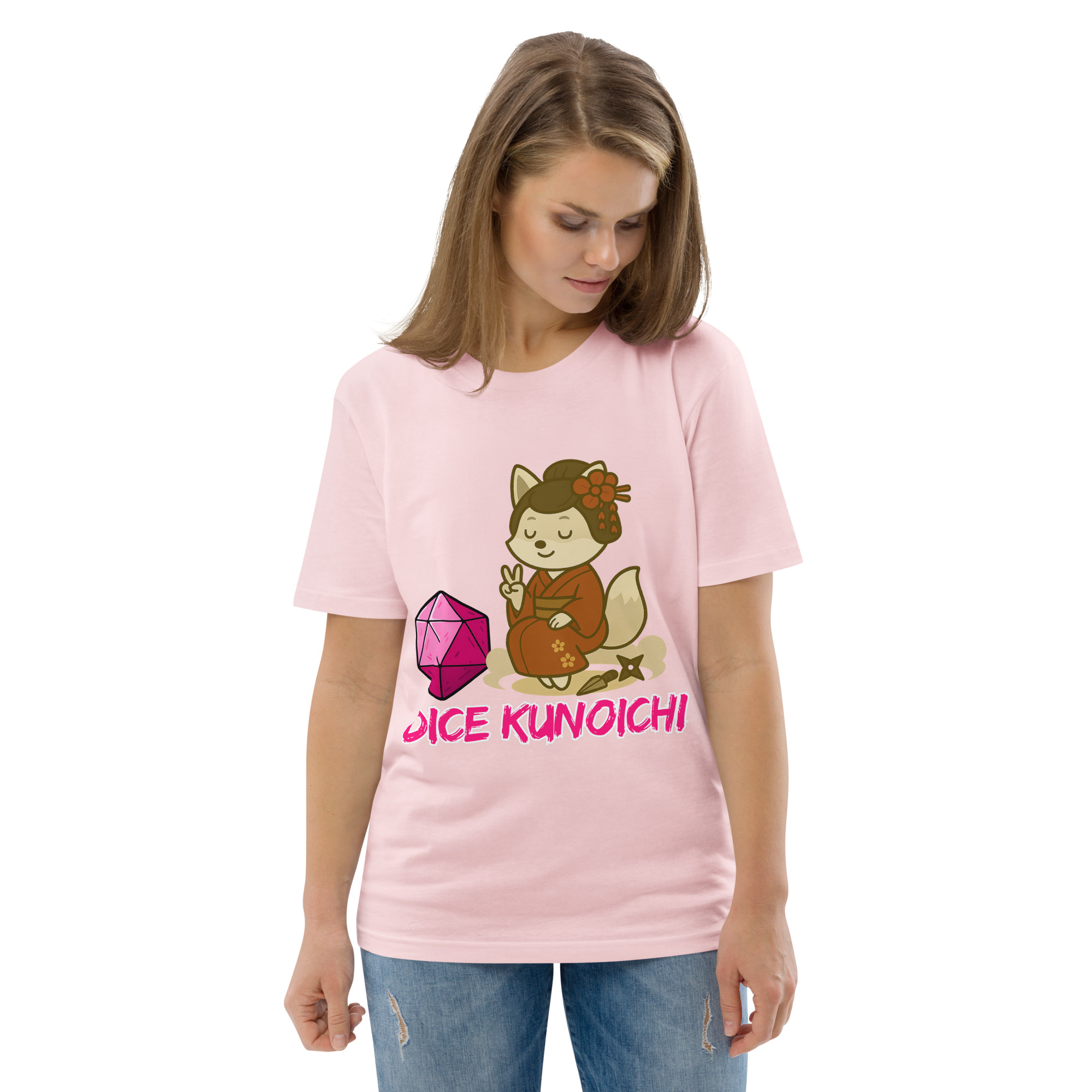 Dice Kunoishi - DTF-Unisex-Bio-Baumwoll-T-Shirt – Bild 98