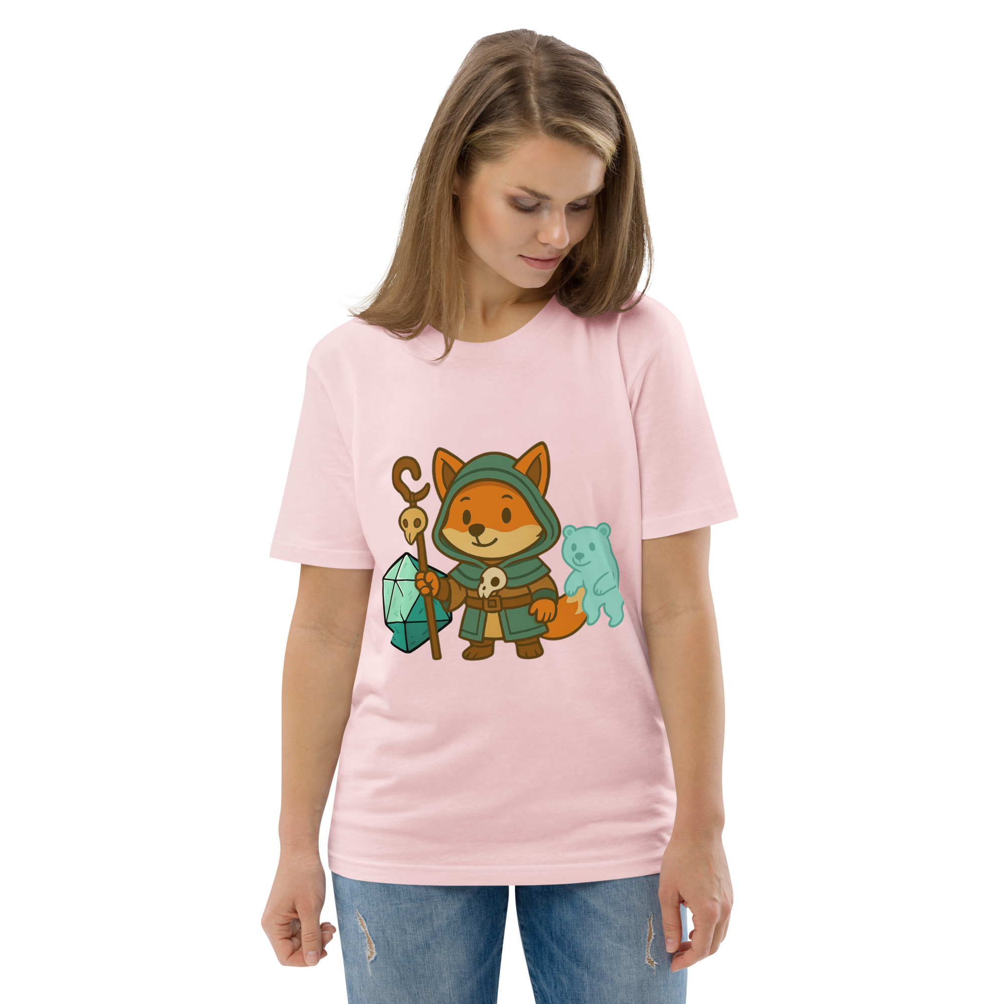 Dicefox Shaman - DTF-Unisex-Bio-Baumwoll-T-Shirt – Bild 98
