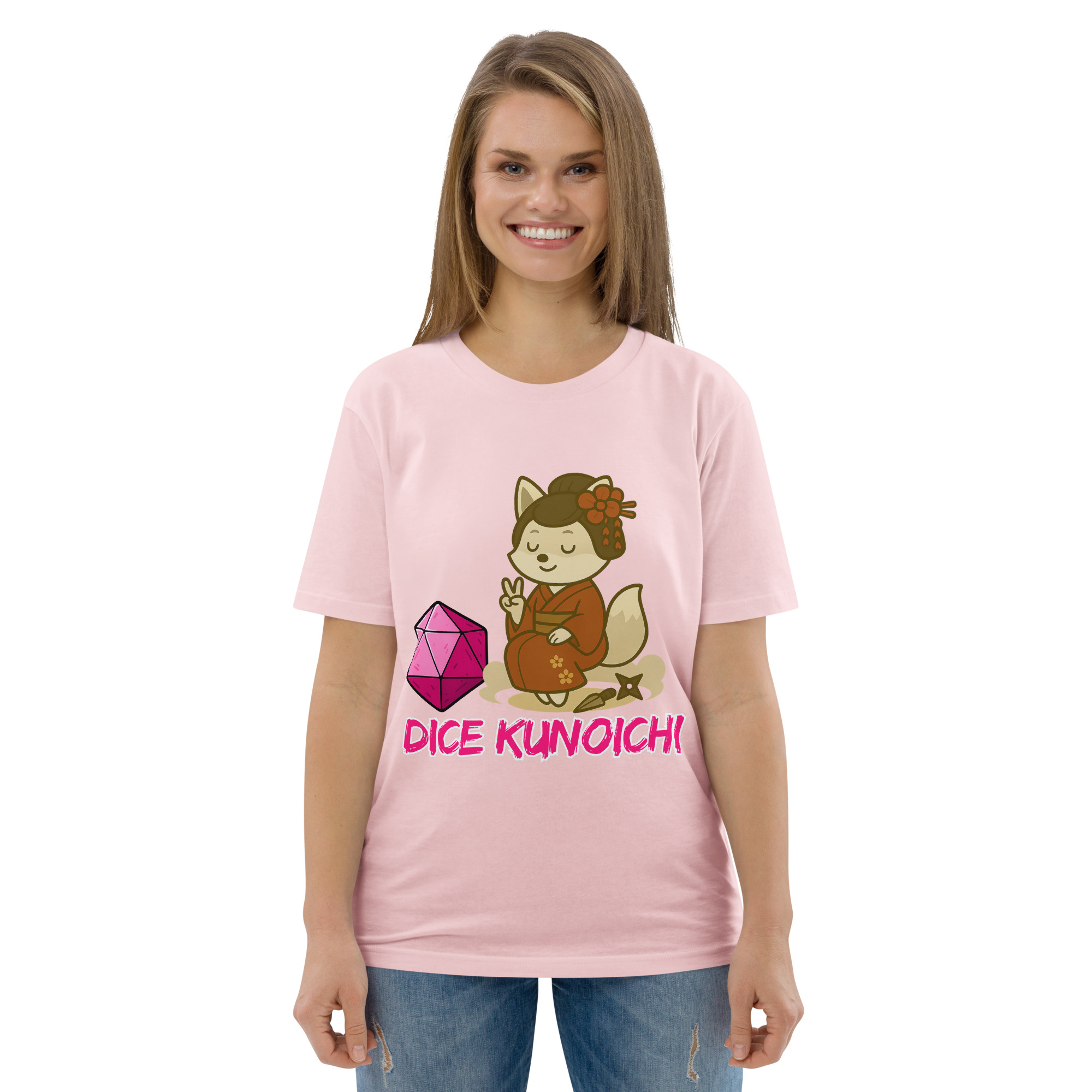 Dice Kunoishi - DTF-Unisex-Bio-Baumwoll-T-Shirt – Bild 97