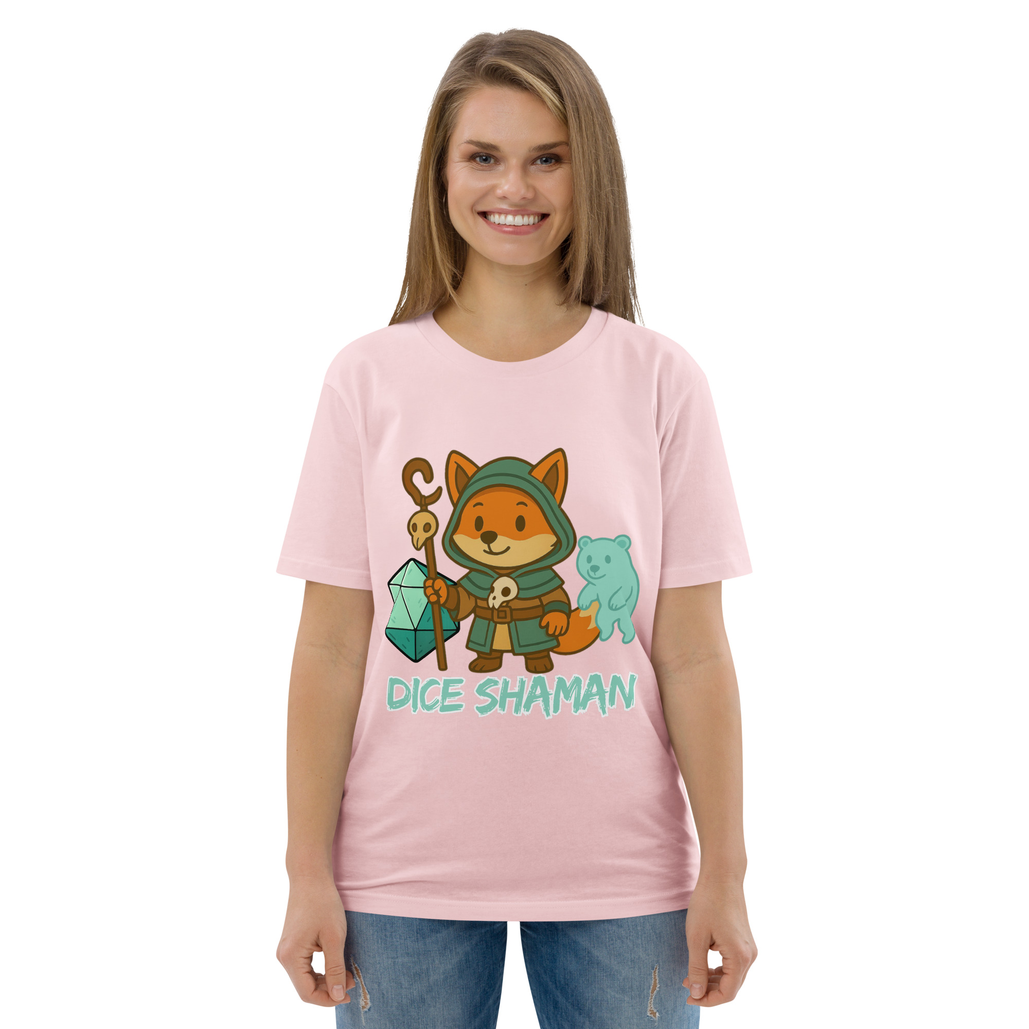 Dice Shaman - DTF-Unisex-Bio-Baumwoll-T-Shirt – Bild 97