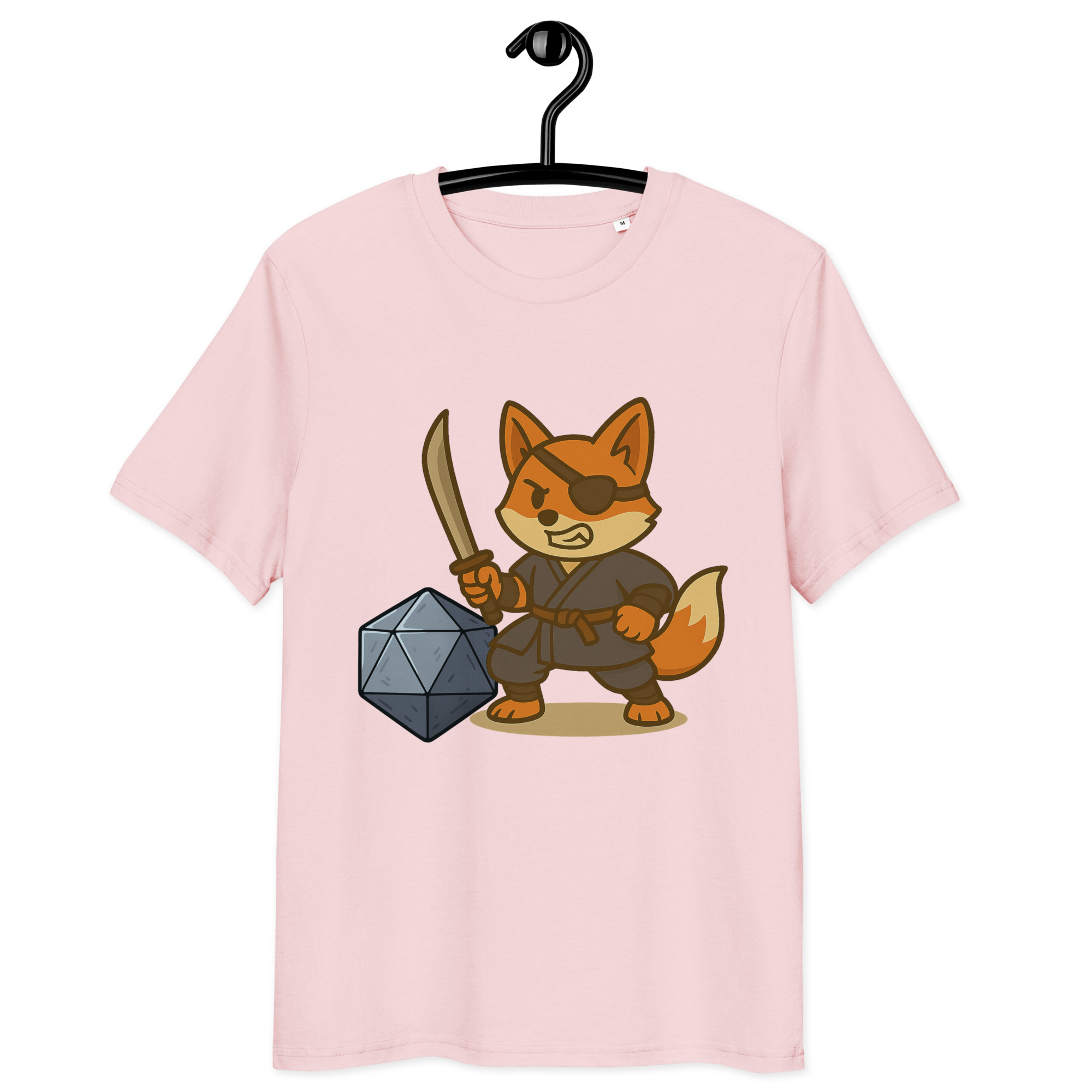 Dicefox Ronin - DTF-Unisex-Bio-Baumwoll-T-Shirt – Bild 24