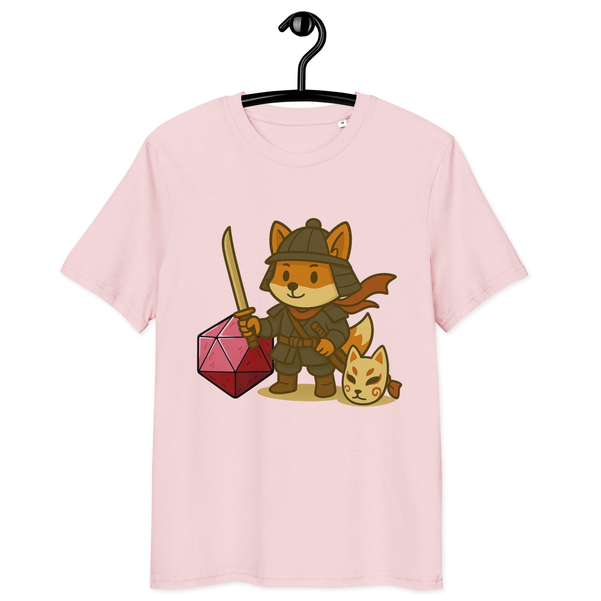 Dicefox Samurai - DTF-Unisex-Bio-Baumwoll-T-Shirt – Bild 25