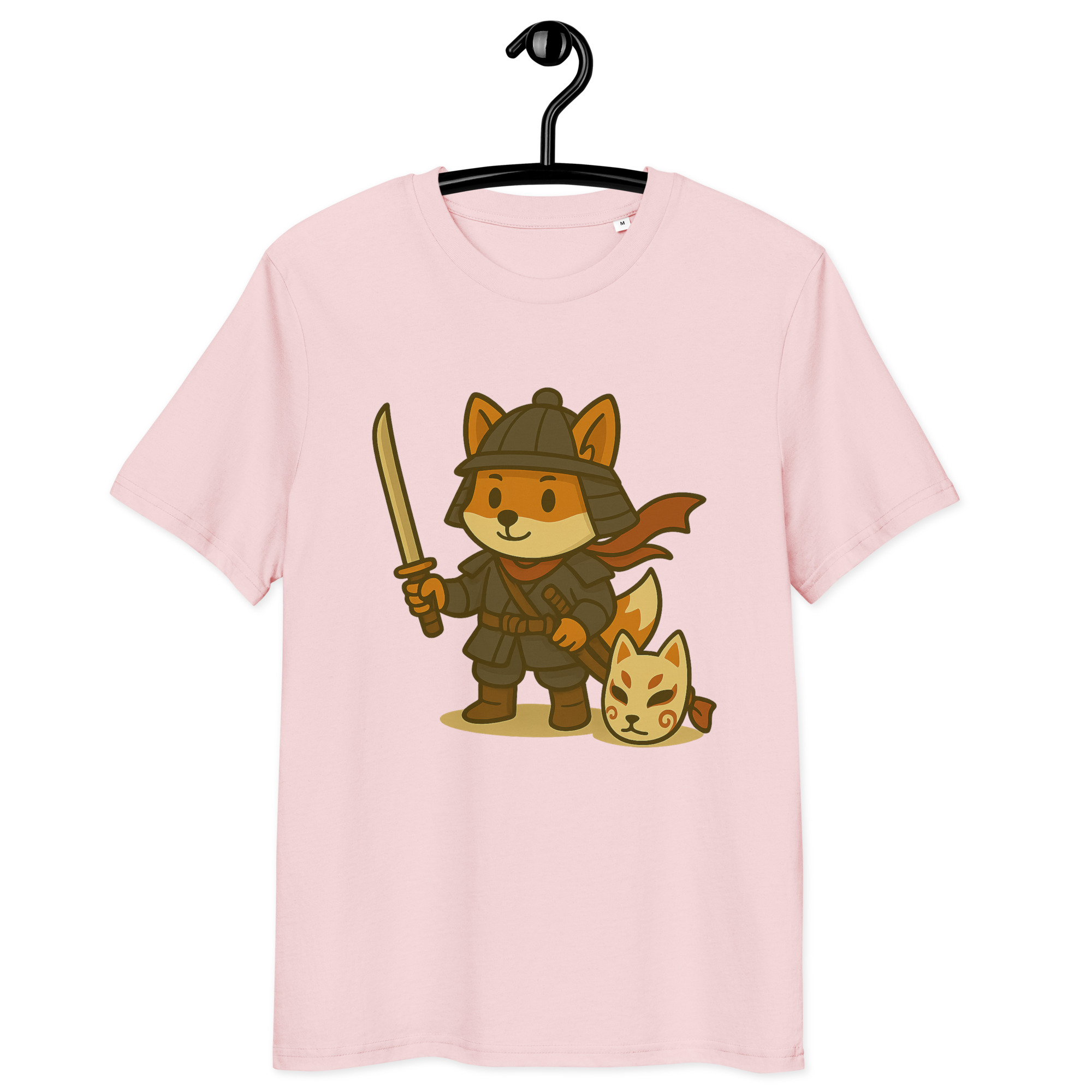Fox Samurai - DTF-Unisex-Bio-Baumwoll-T-Shirt – Bild 25