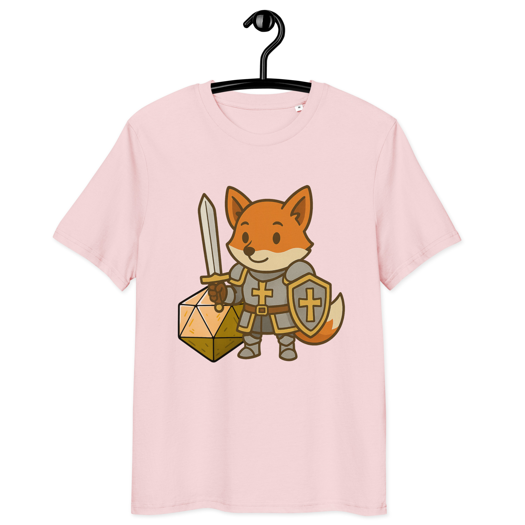 Dicefox Paladin - DTF-Unisex-Bio-Baumwoll-T-Shirt – Bild 25