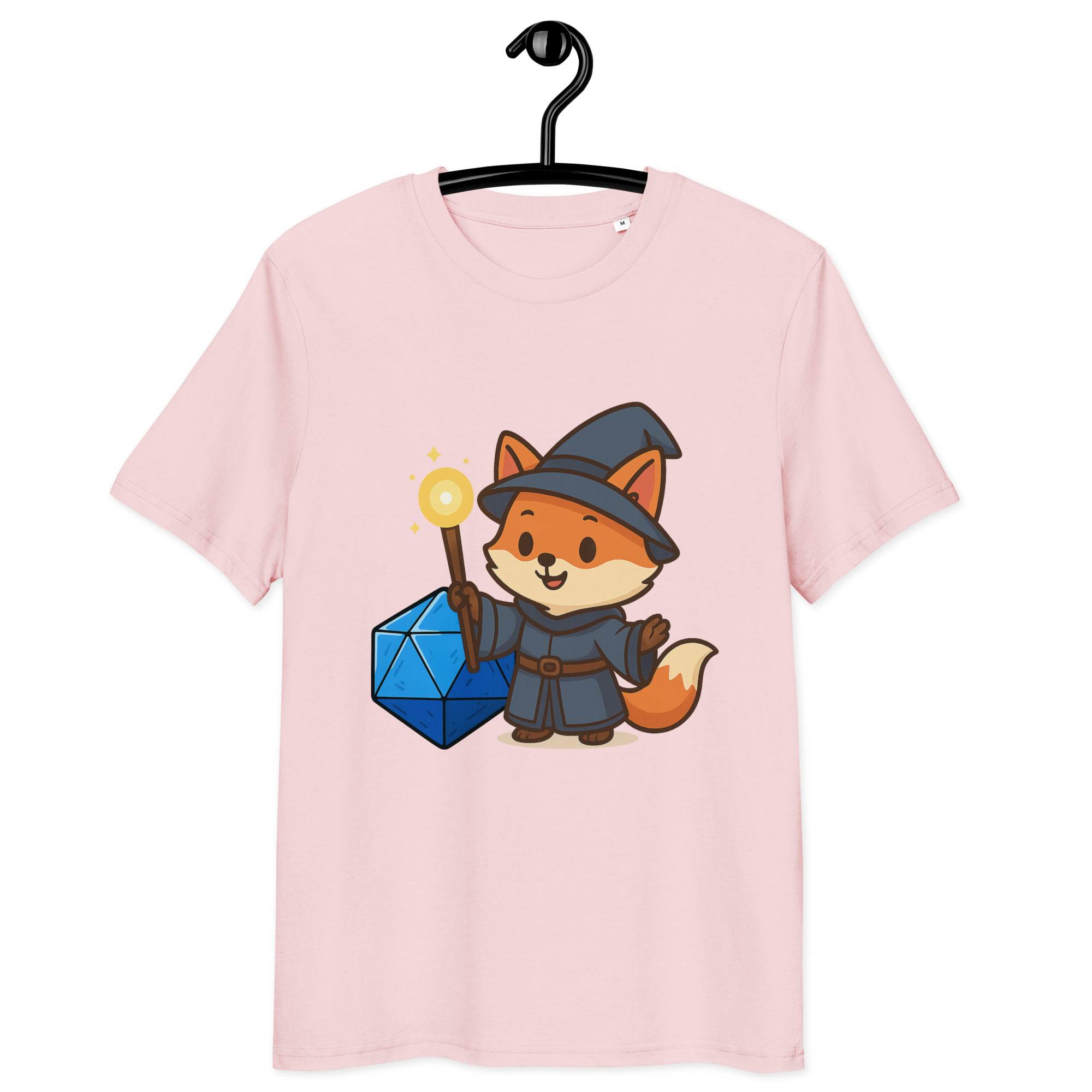 Dicefox Wizard - DTF-Unisex-Bio-Baumwoll-T-Shirt – Bild 24