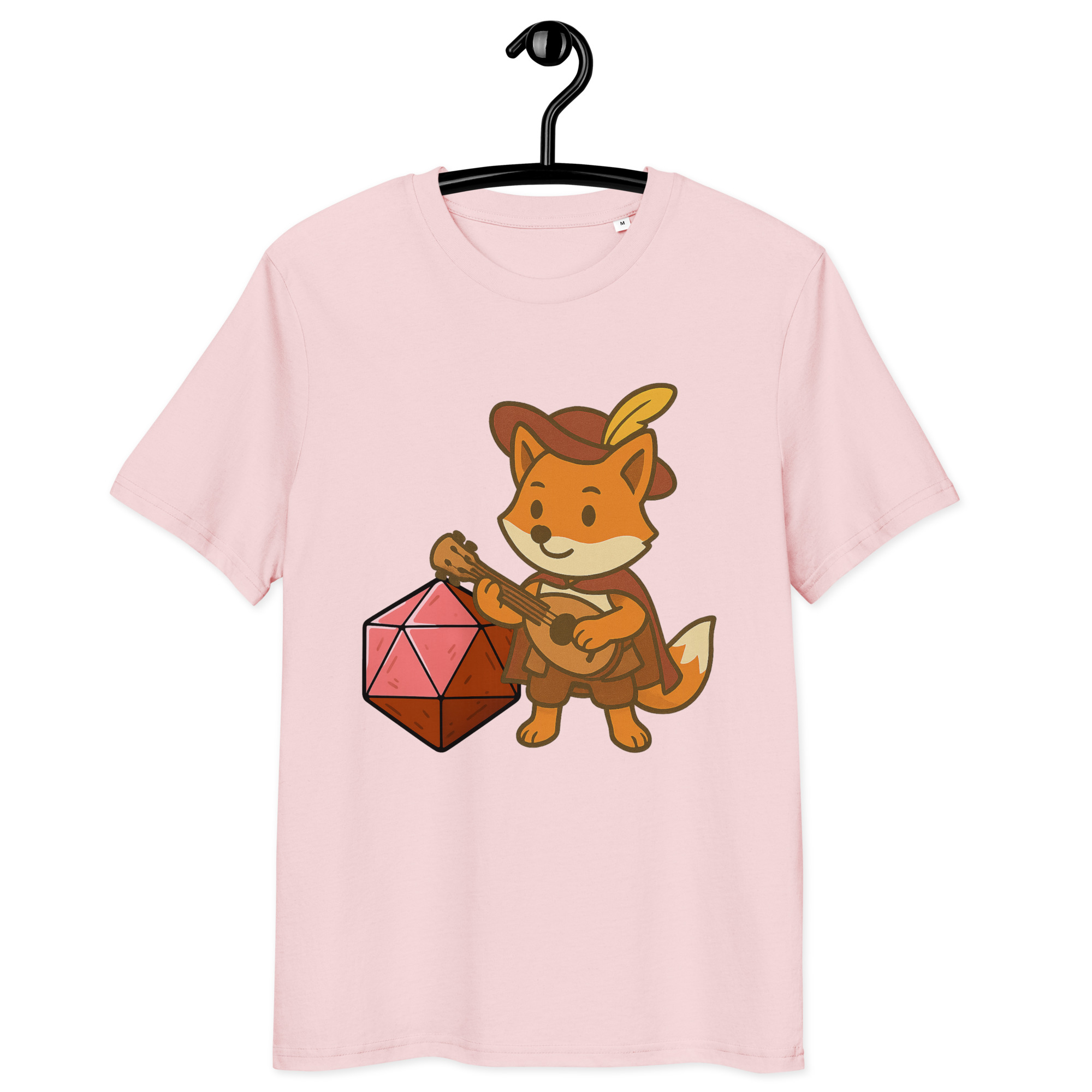 Dicefox Bard - DTF-Unisex-Bio-Baumwoll-T-Shirt – Bild 25
