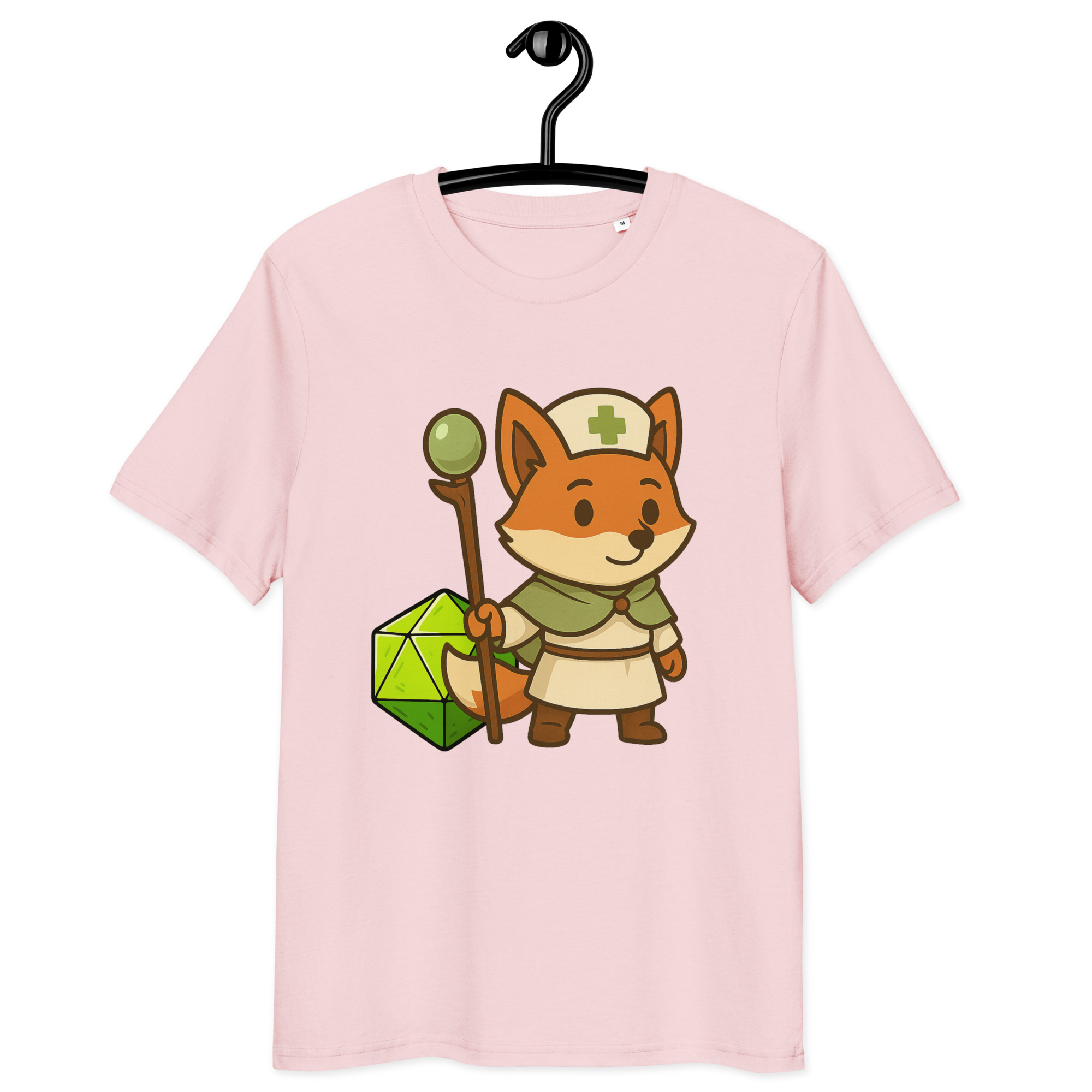 Dicefox Cleric - DTF-Unisex-Bio-Baumwoll-T-Shirt – Bild 24