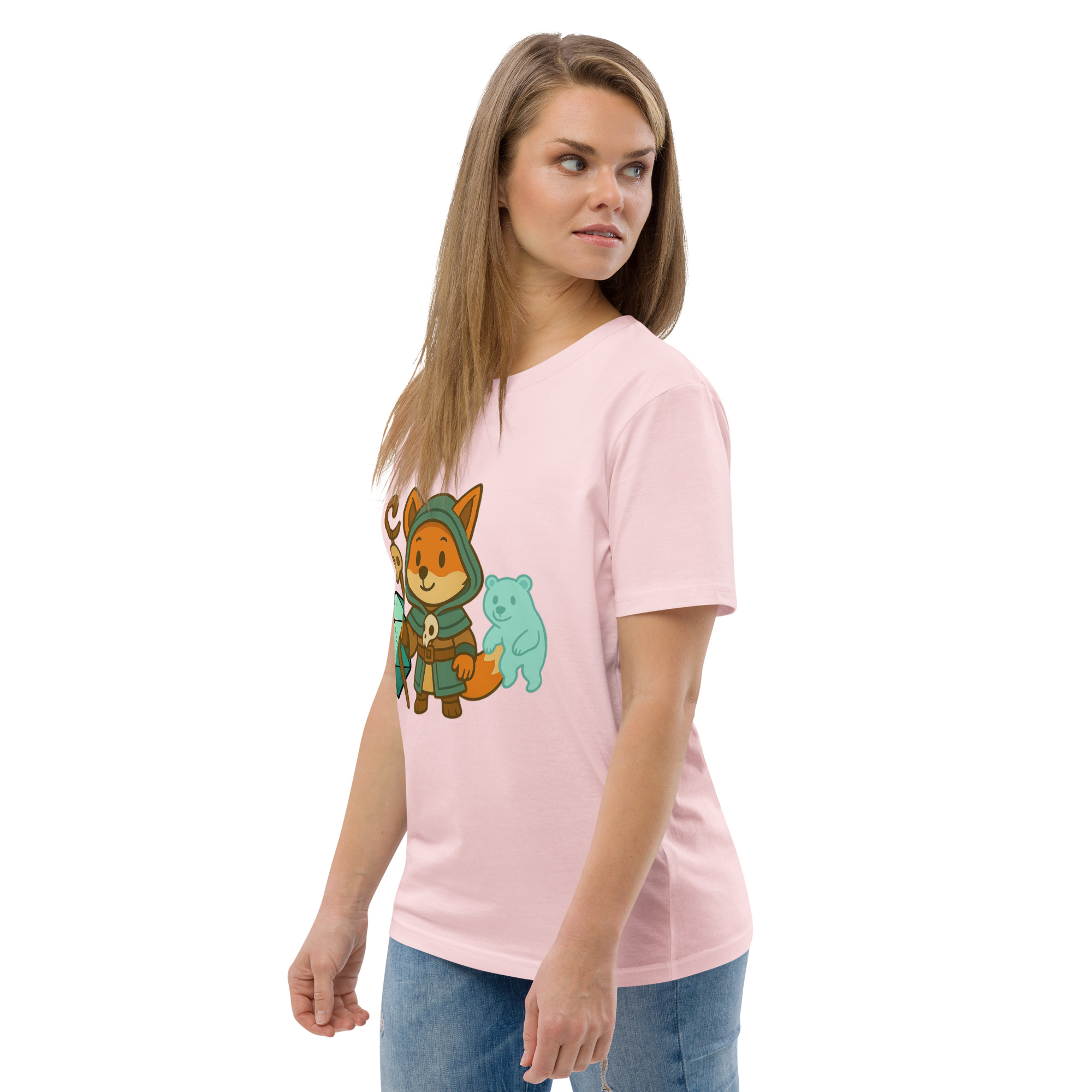 Dicefox Shaman - DTF-Unisex-Bio-Baumwoll-T-Shirt – Bild 101