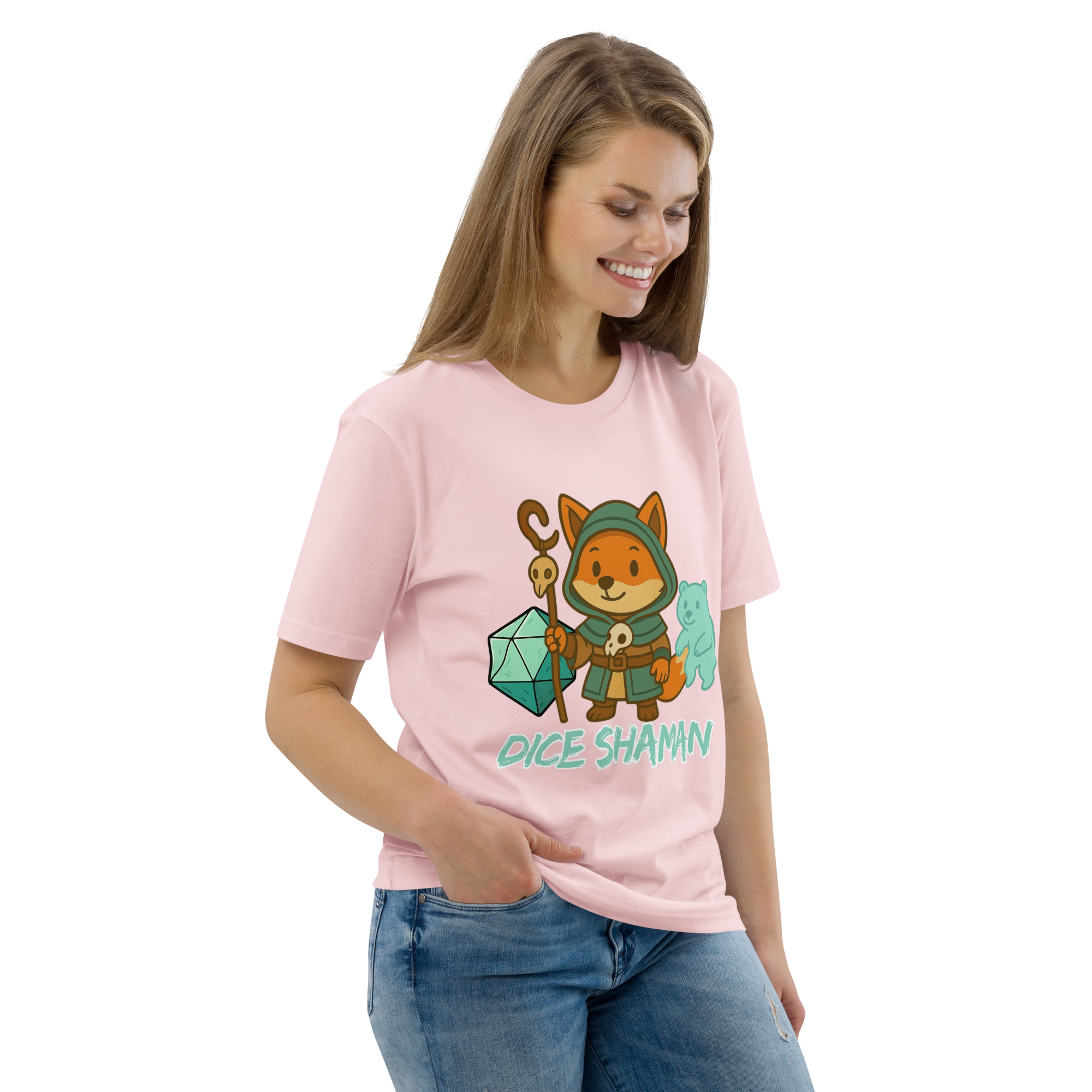 Dice Shaman - DTF-Unisex-Bio-Baumwoll-T-Shirt – Bild 102