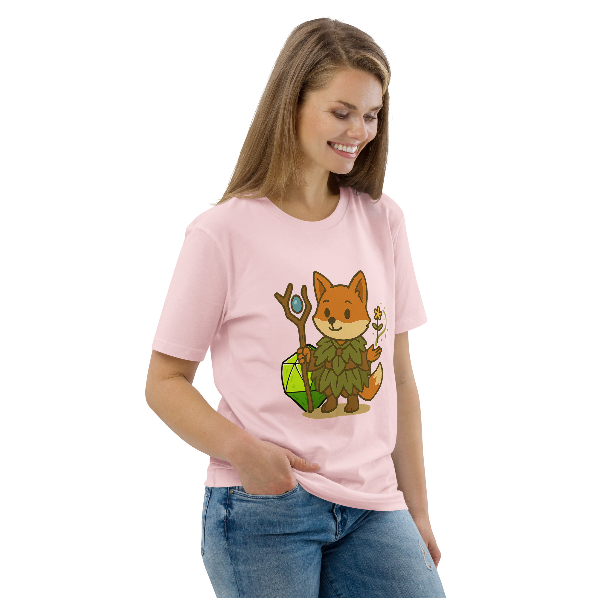 Dicefox Druid - DTF-Unisex-Bio-Baumwoll-T-Shirt – Bild 102