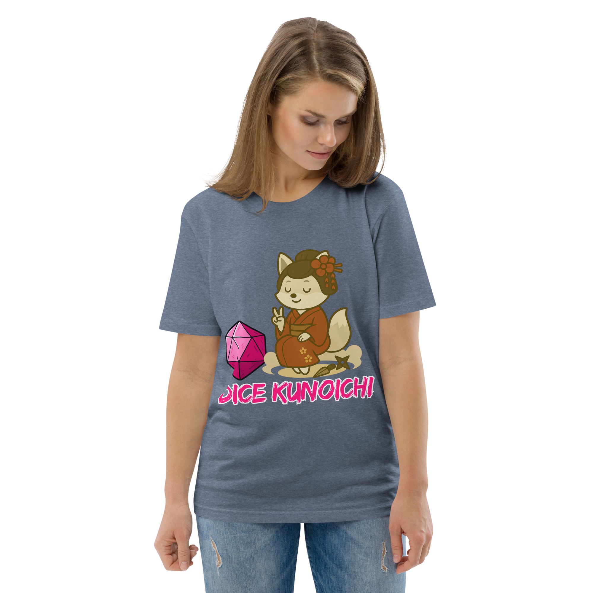 Dice Kunoishi - DTF-Unisex-Bio-Baumwoll-T-Shirt – Bild 66