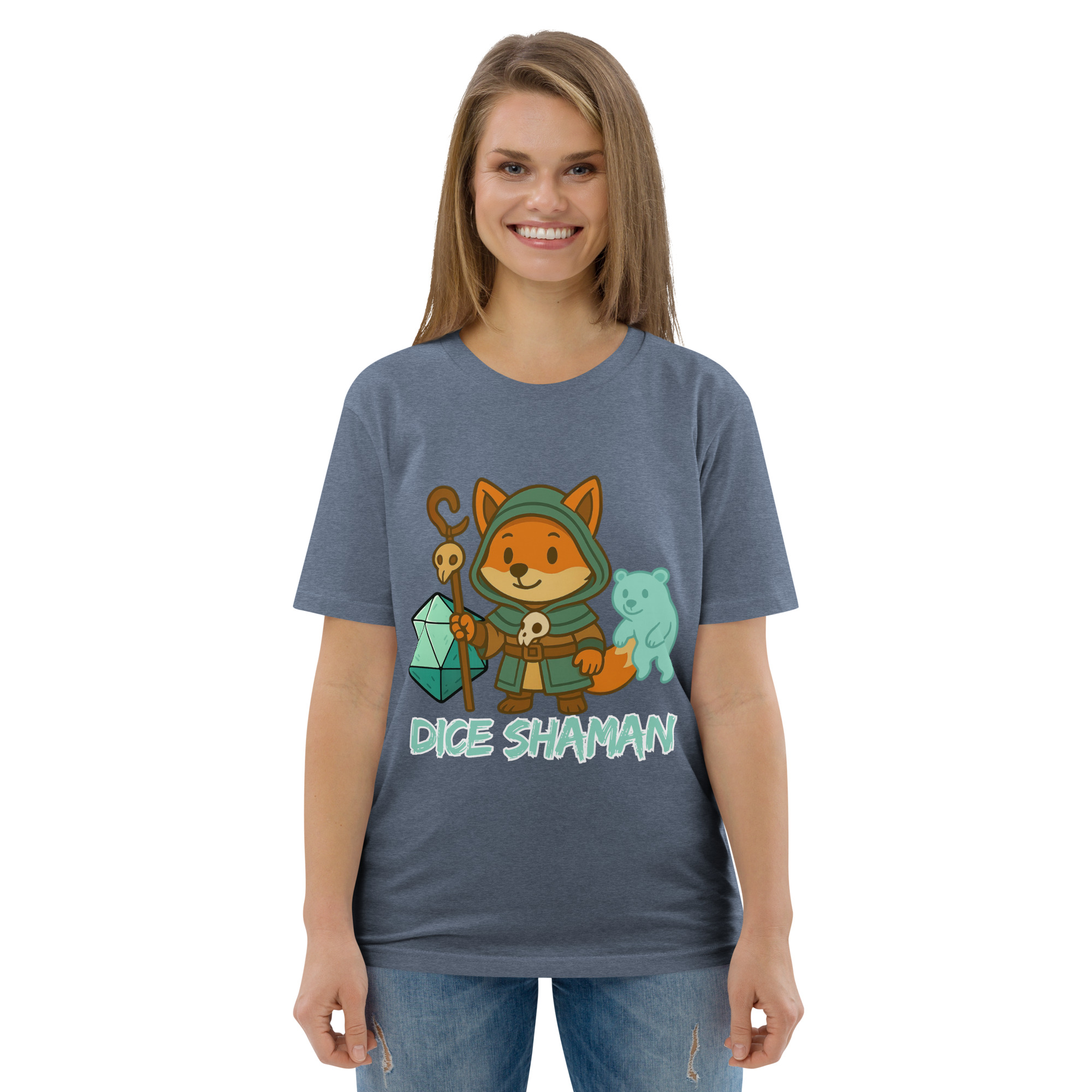 Dice Shaman - DTF-Unisex-Bio-Baumwoll-T-Shirt – Bild 66