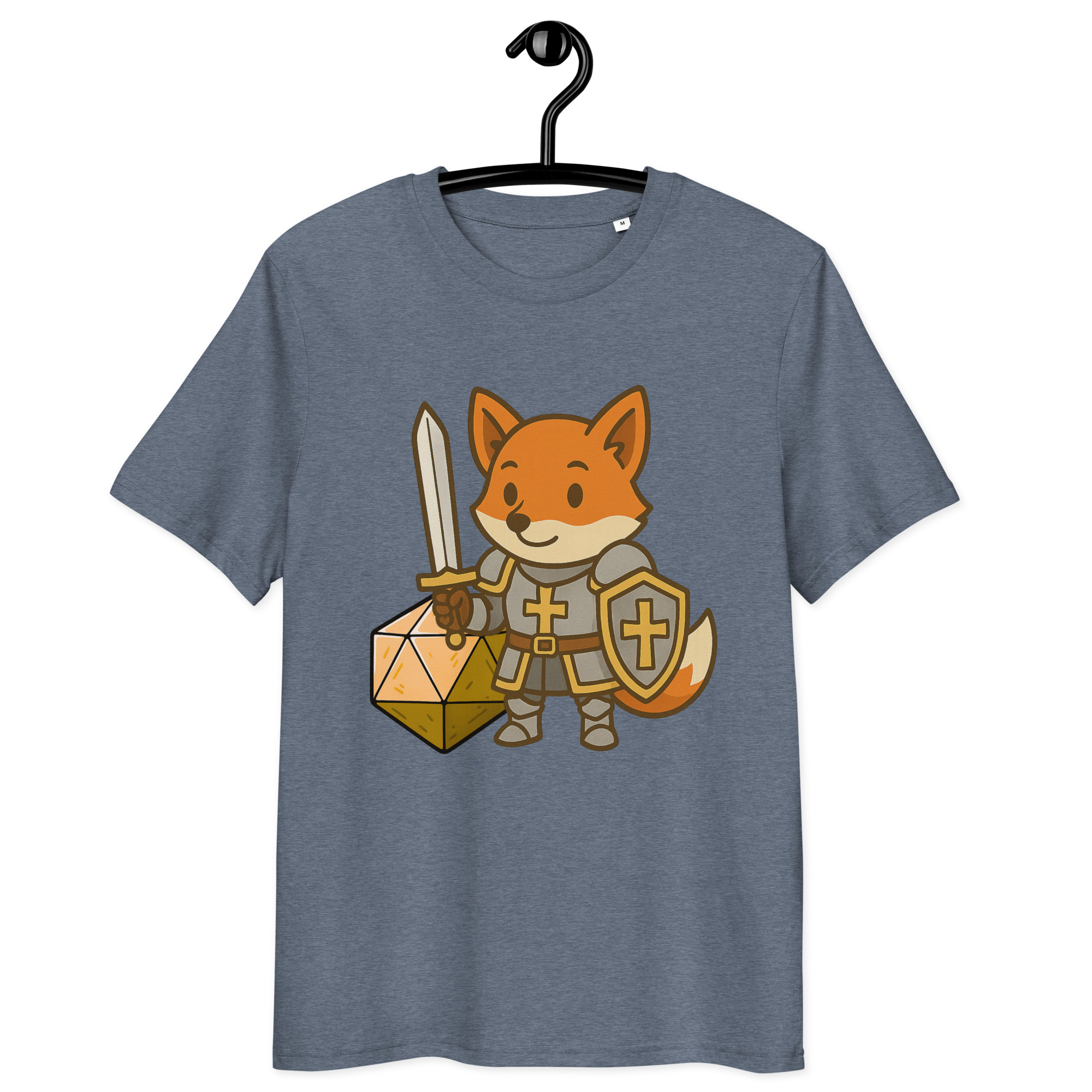 Dicefox Paladin - DTF-Unisex-Bio-Baumwoll-T-Shirt – Bild 18