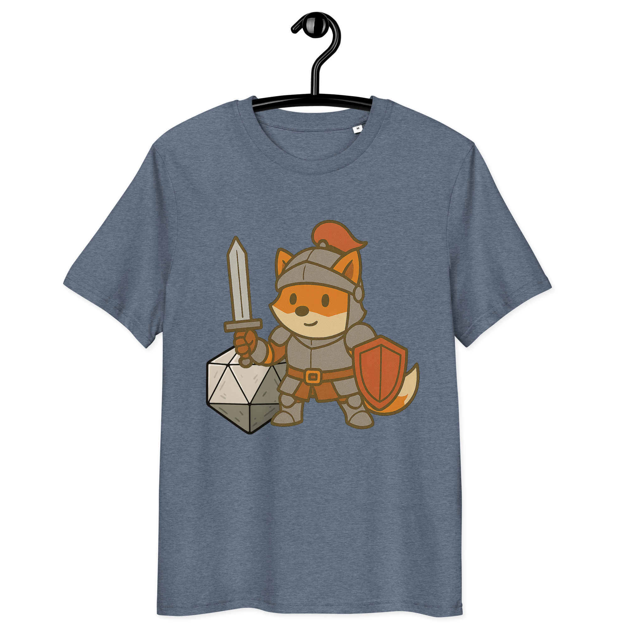 Dicefox Knight - DTF-Unisex-Bio-Baumwoll-T-Shirt – Bild 17