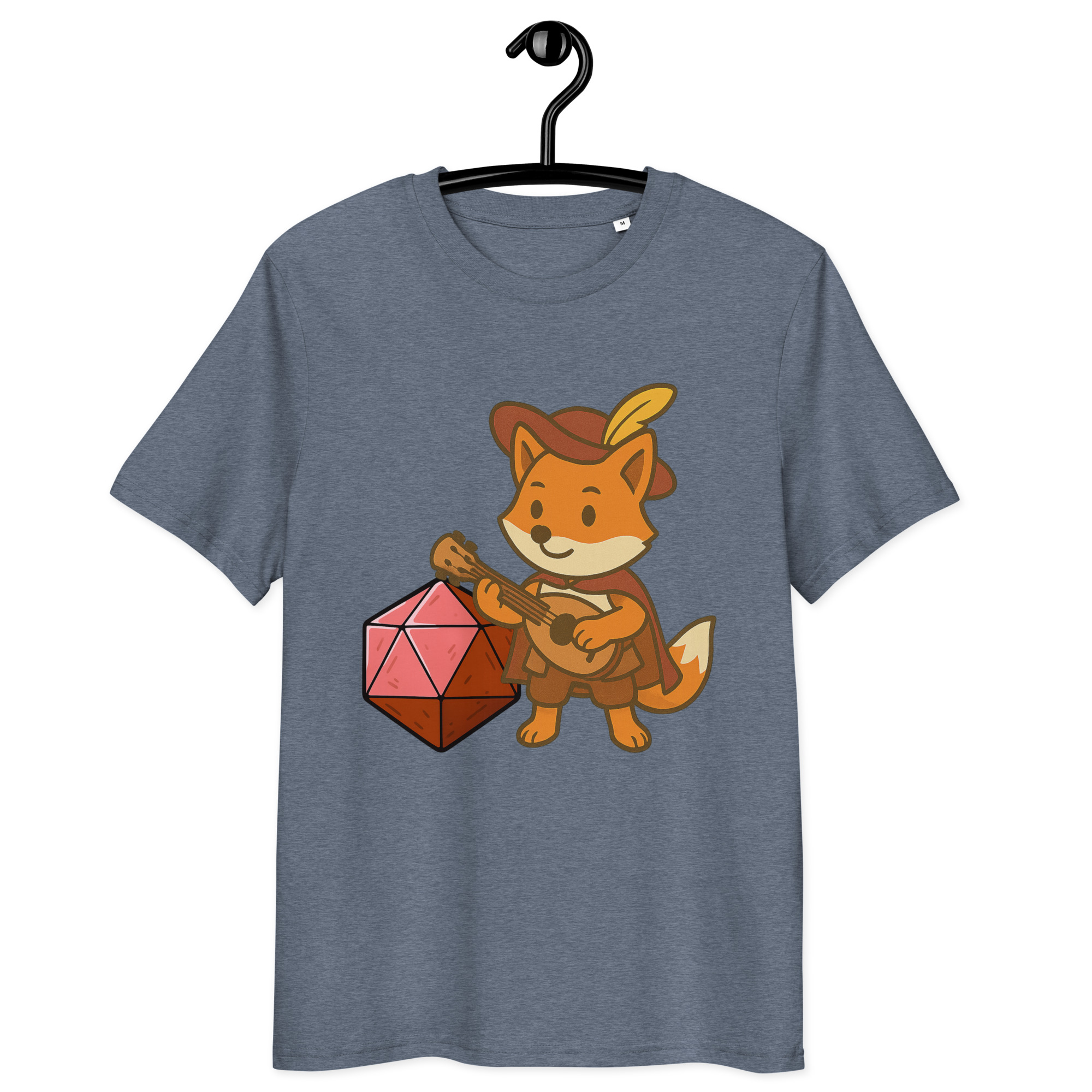Dicefox Bard - DTF-Unisex-Bio-Baumwoll-T-Shirt – Bild 18