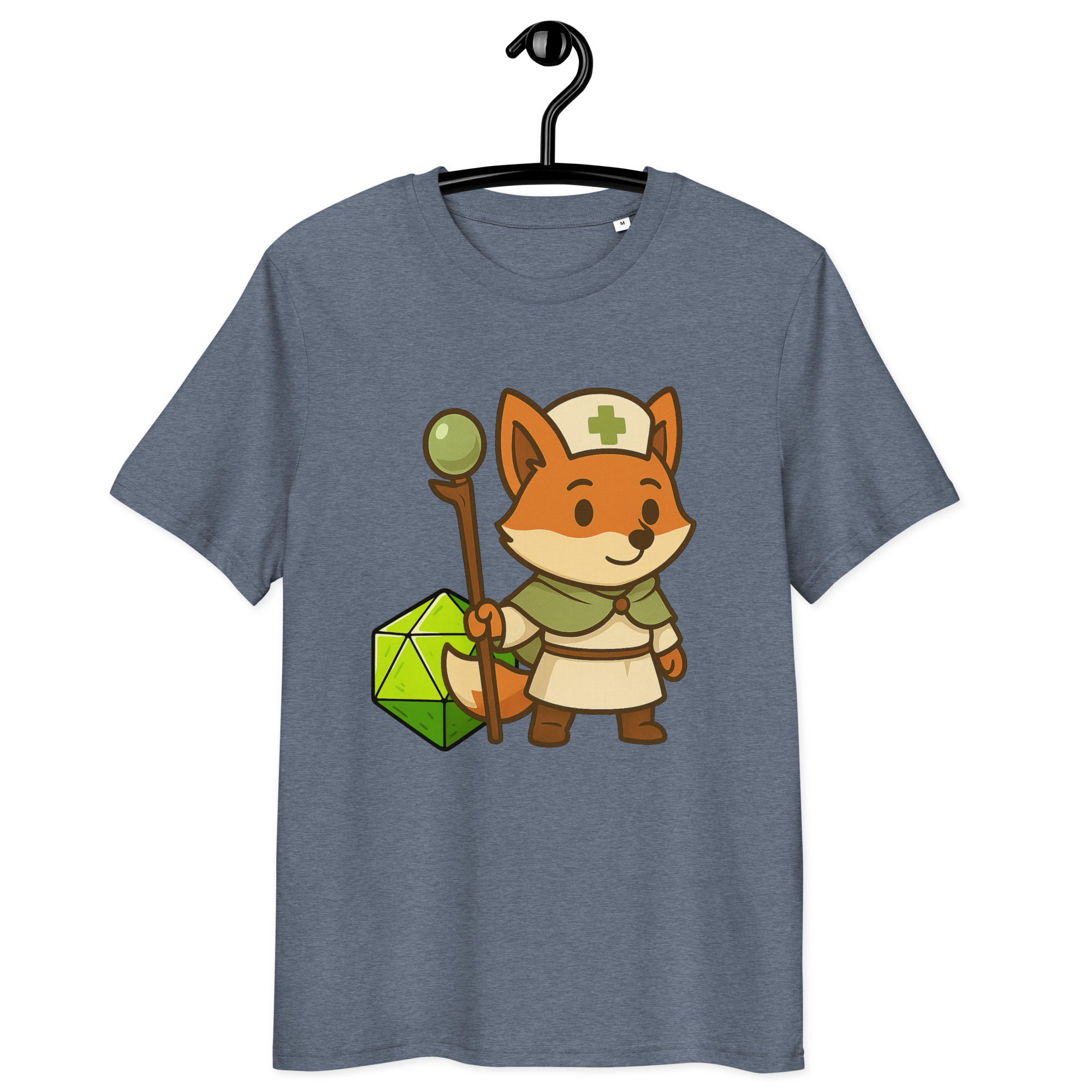 Dicefox Cleric - DTF-Unisex-Bio-Baumwoll-T-Shirt – Bild 17