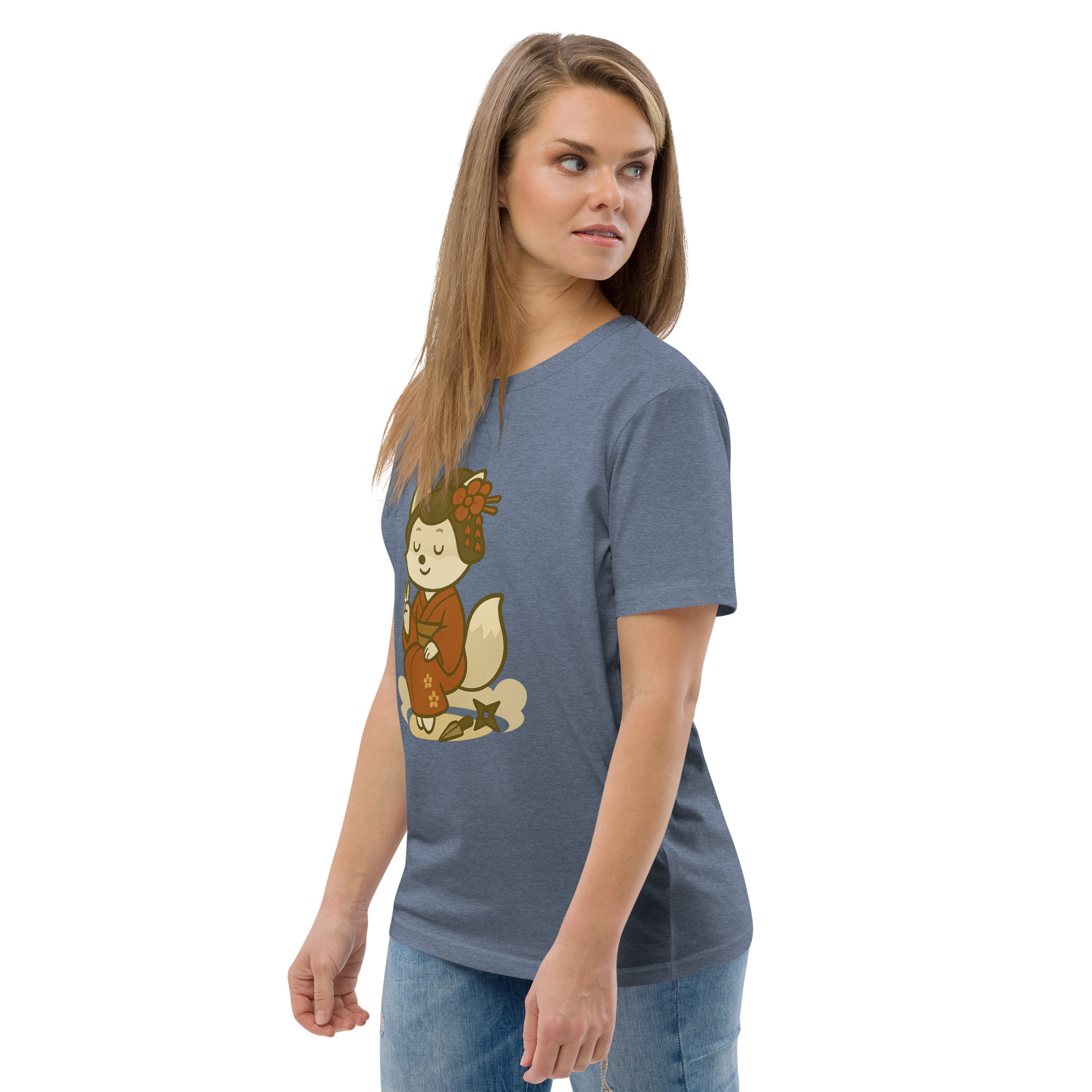 Fox Kunoishi - DTF-Unisex-Bio-Baumwoll-T-Shirt – Bild 70