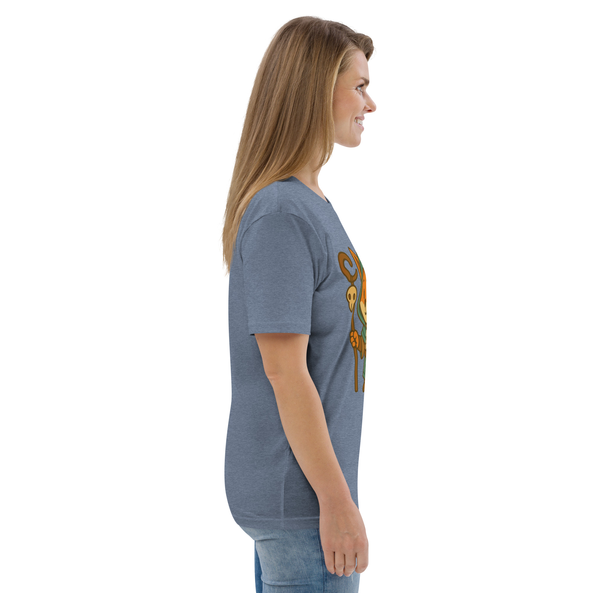 Fox Shaman - DTF-Unisex-Bio-Baumwoll-T-Shirt – Bild 72