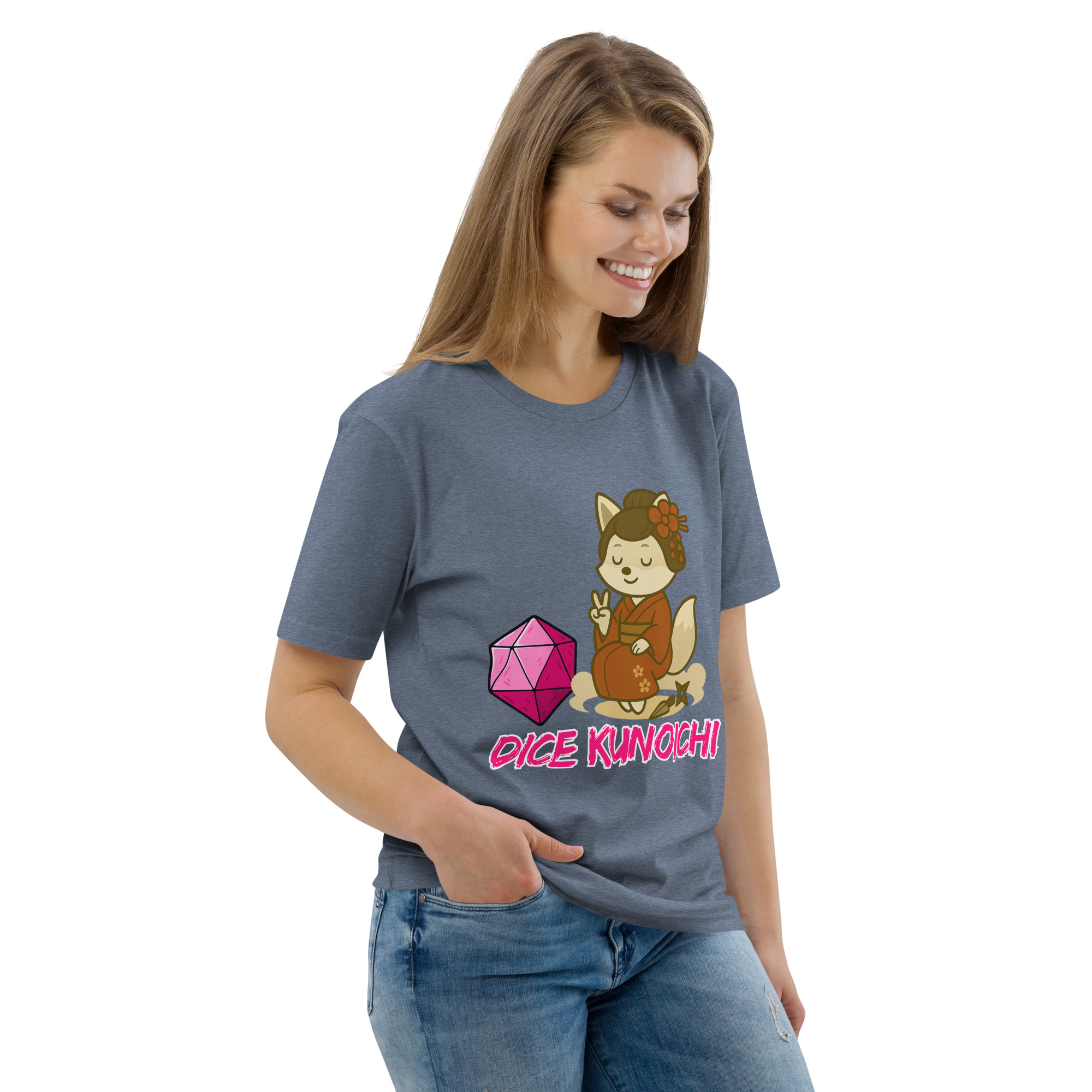 Dice Kunoishi - DTF-Unisex-Bio-Baumwoll-T-Shirt – Bild 70