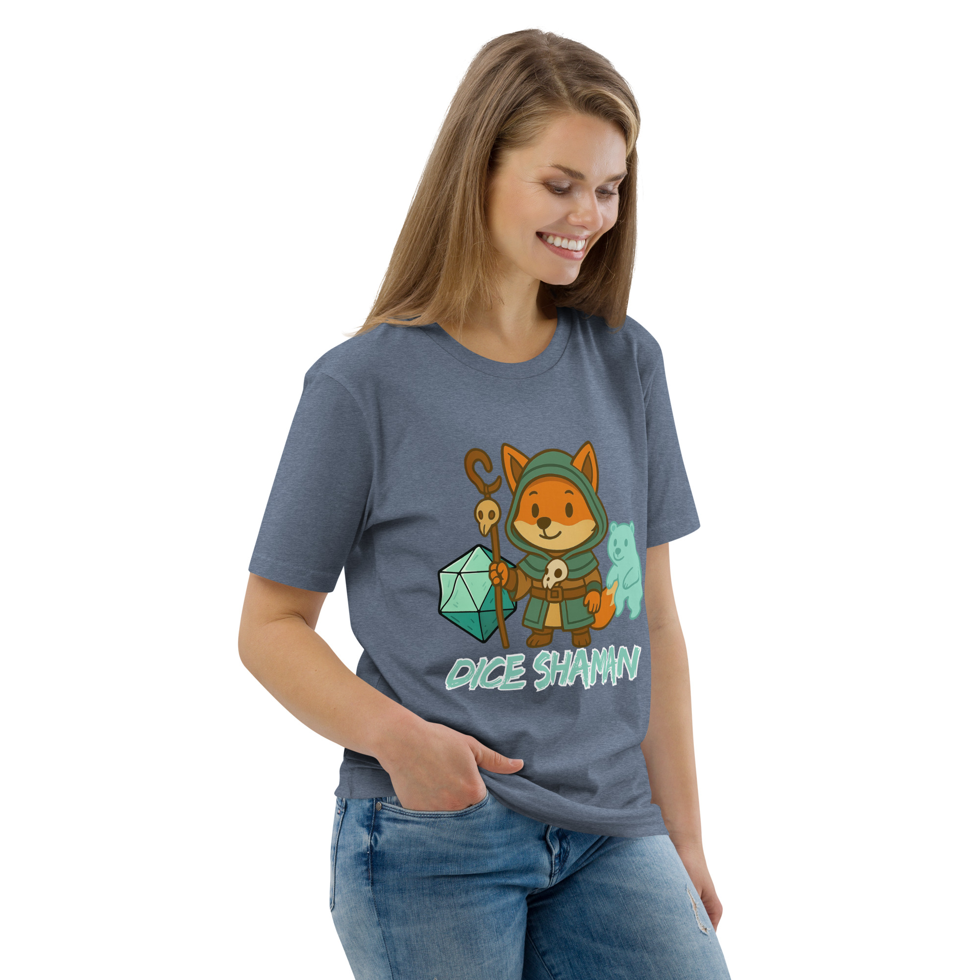 Dice Shaman - DTF-Unisex-Bio-Baumwoll-T-Shirt – Bild 71